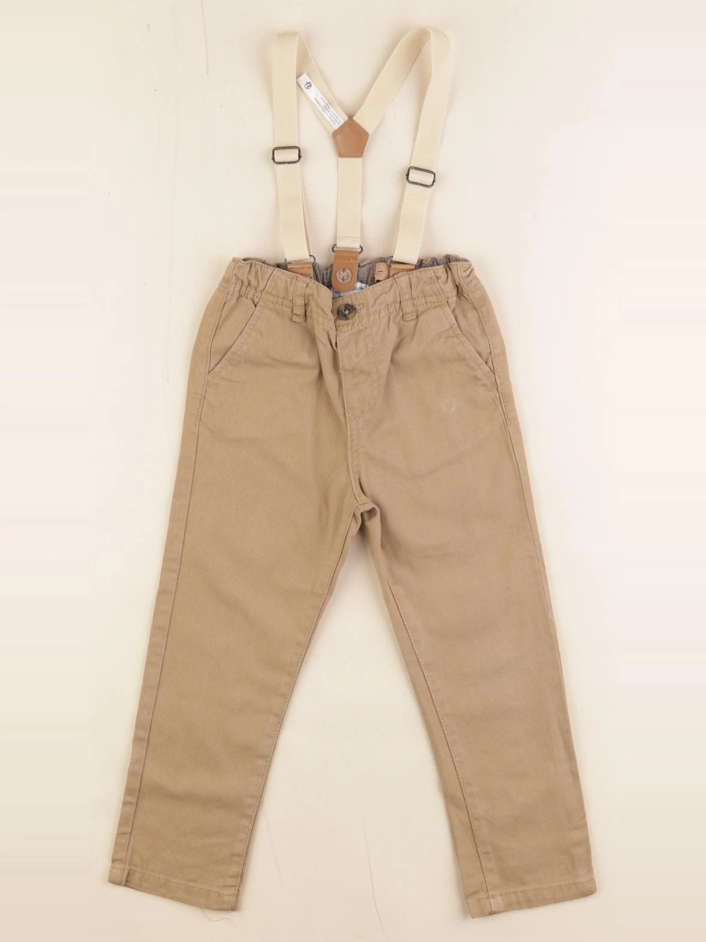 Vertbaudet - pantalon marron - 36 mois