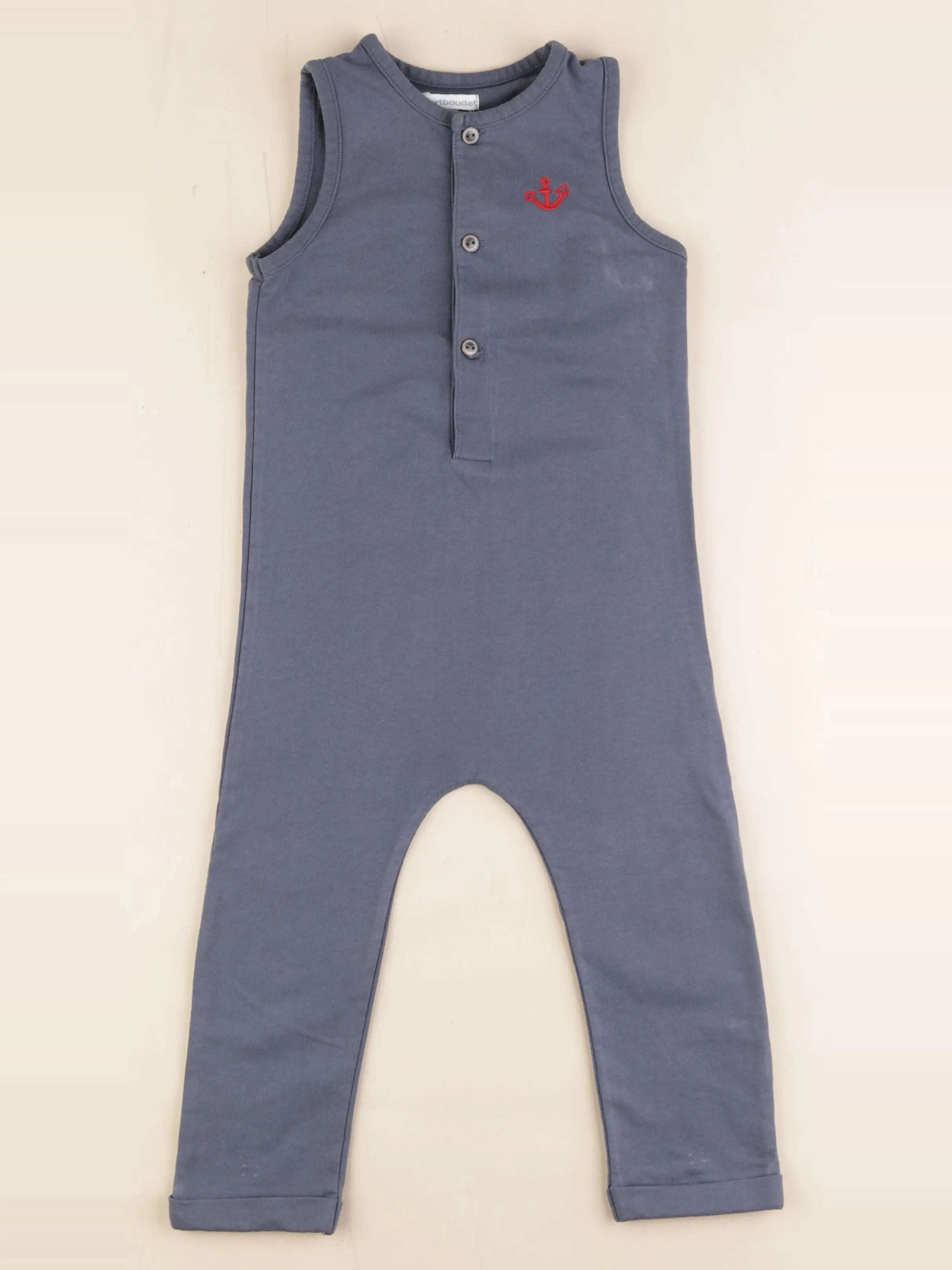 Vertbaudet - combinaison bleu - 3 ans