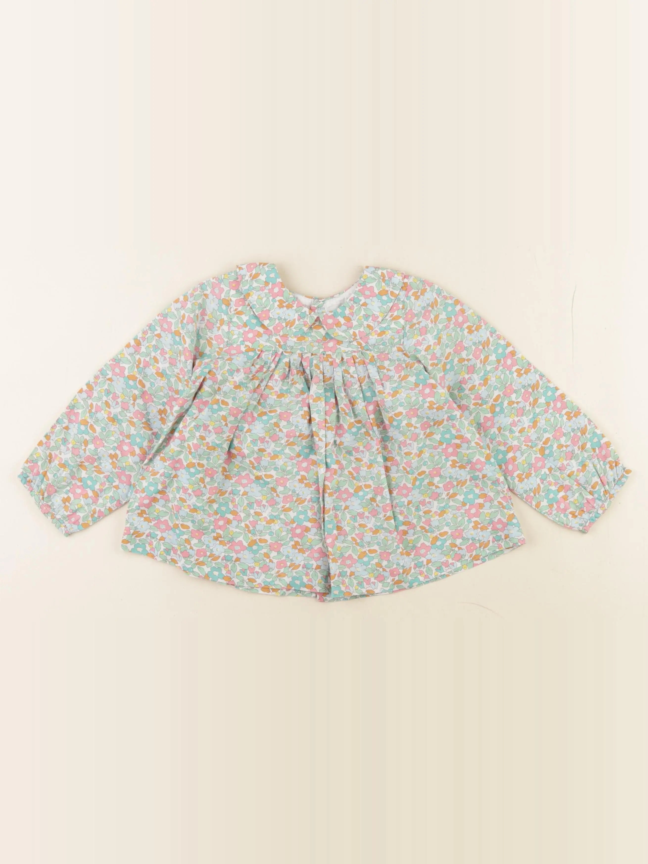 Jacadi - blouse liberty multicolore - 24 mois