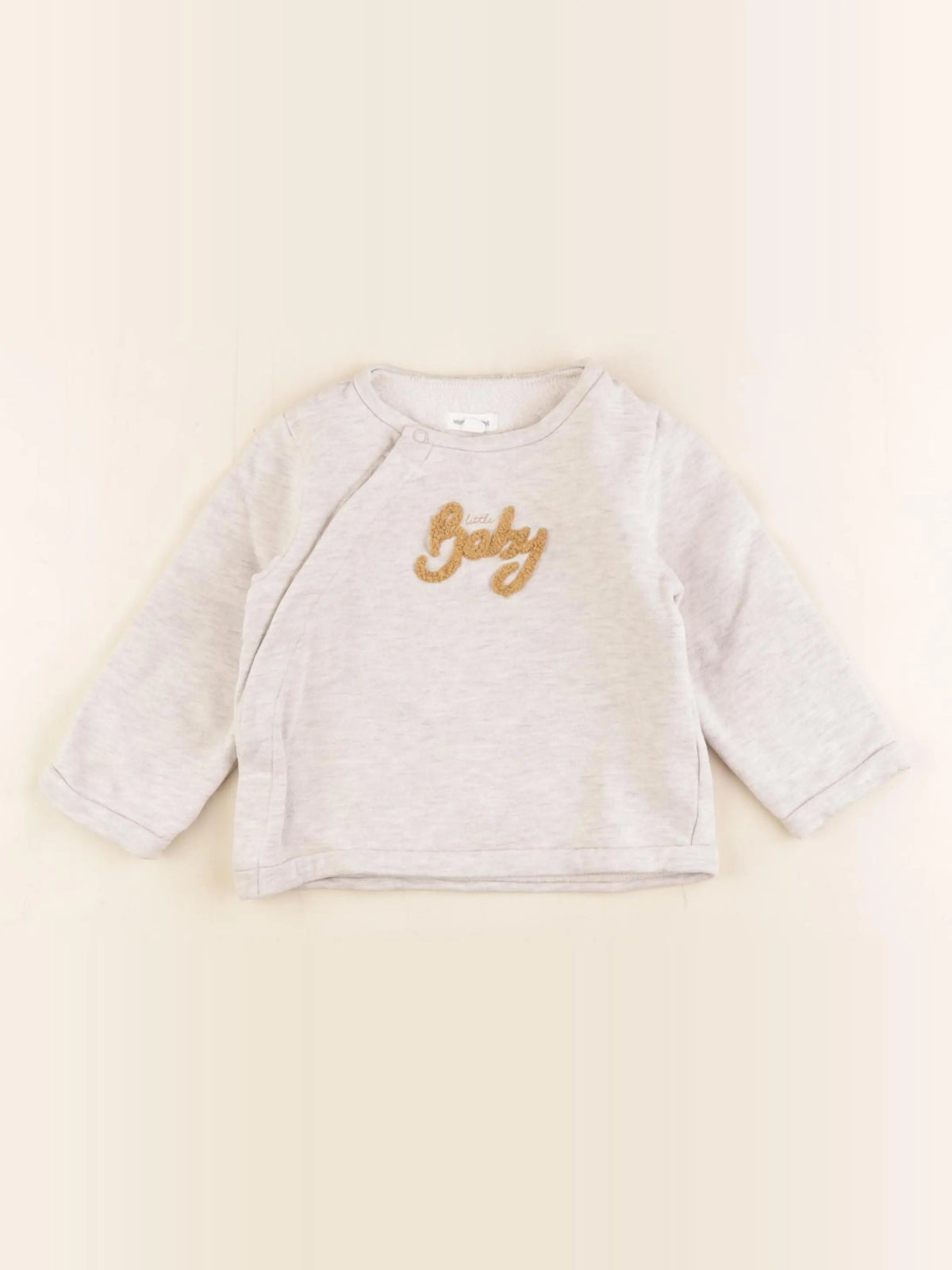 Vertbaudet - sweat gris - 18 mois