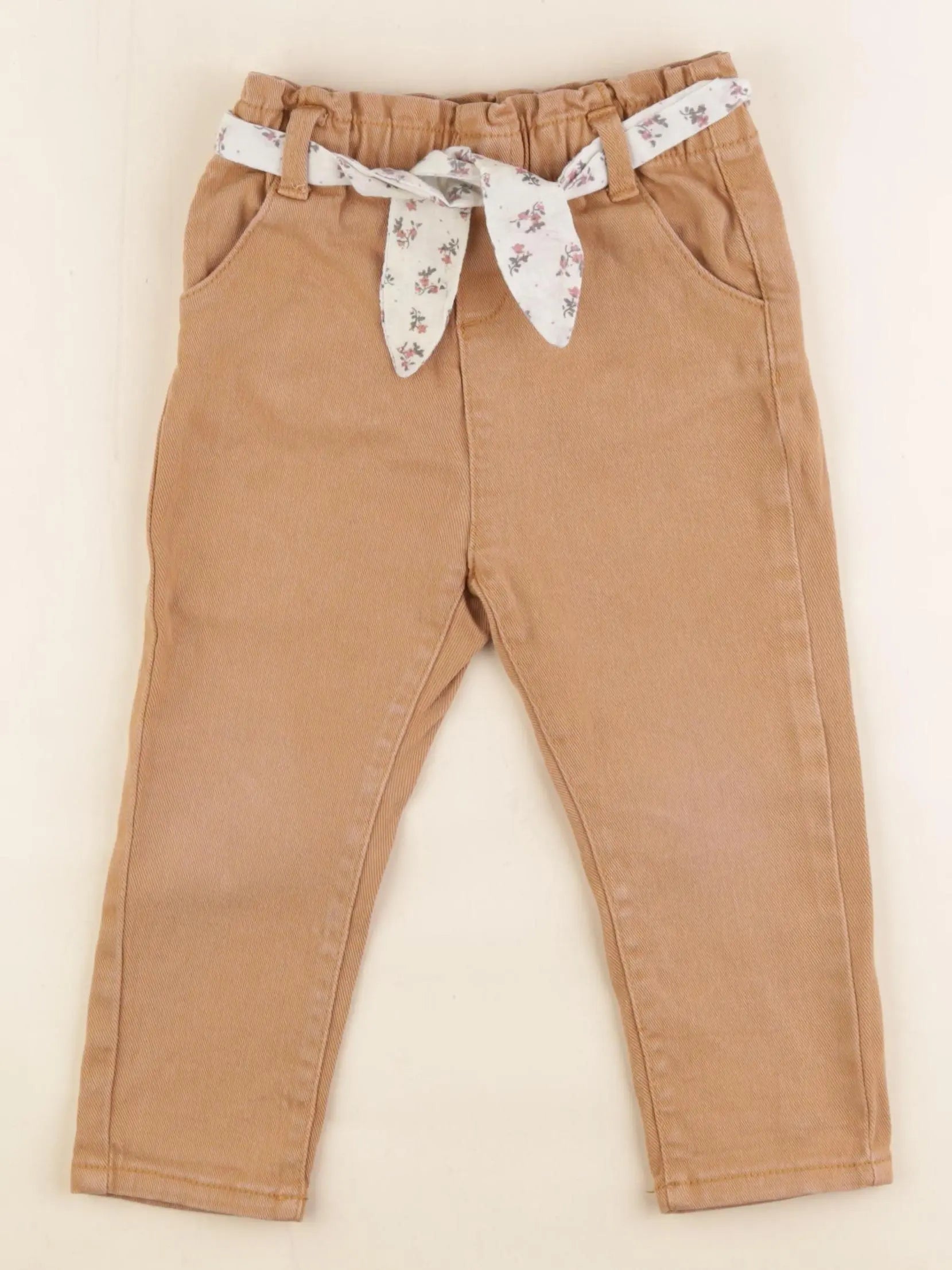 Vertbaudet - pantalon marron - 2 ans
