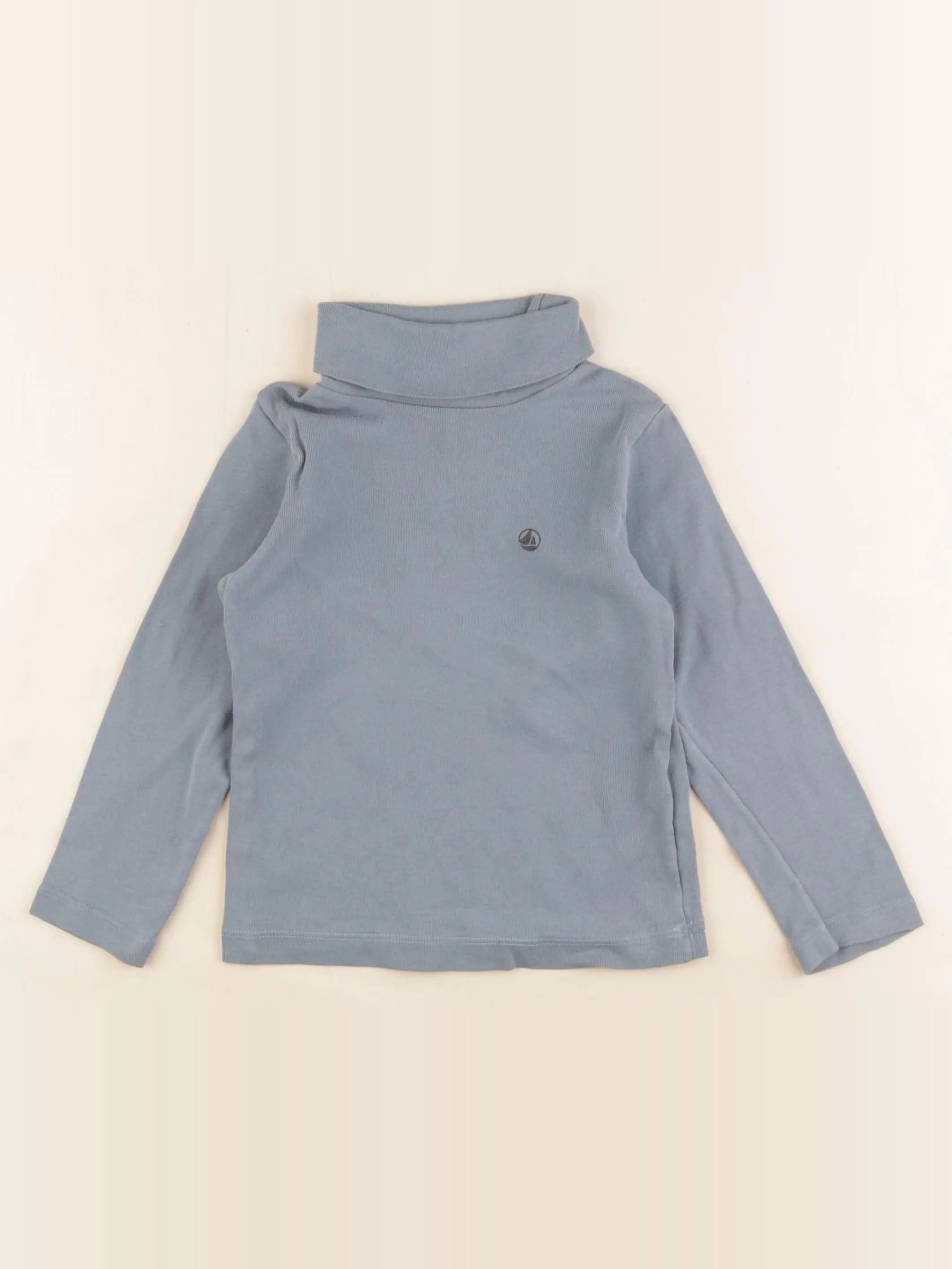 Petit Bateau - sous-pull bleu - 4 ans
