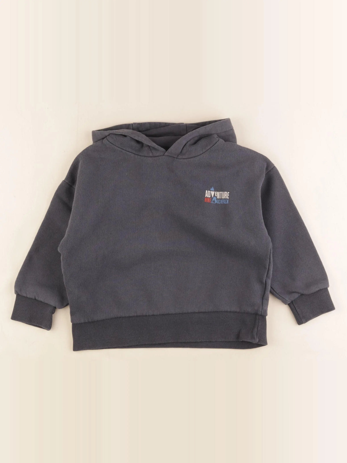 Vertbaudet - sweat gris - 6 ans