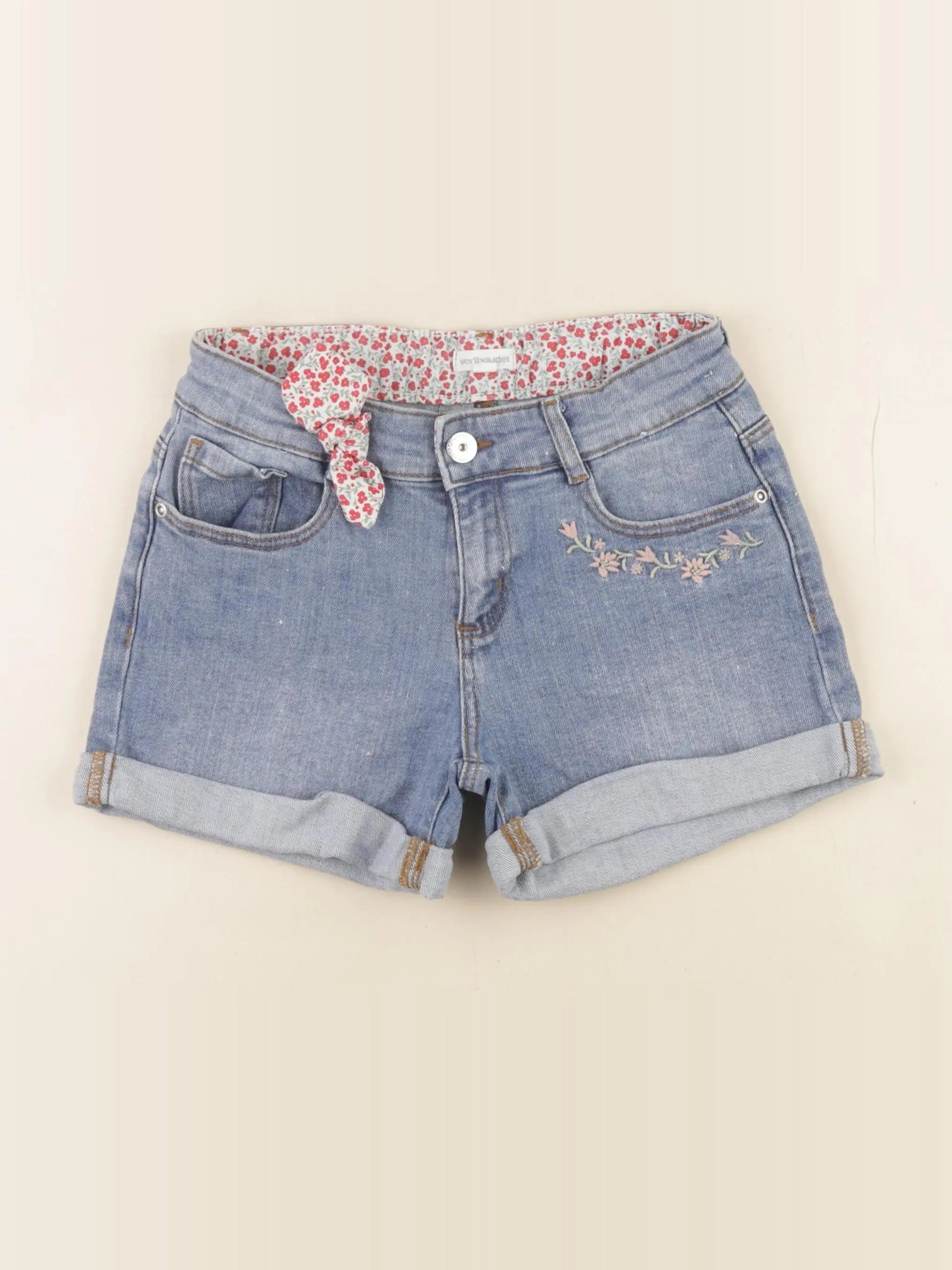Vertbaudet - short bleu - 10 ans