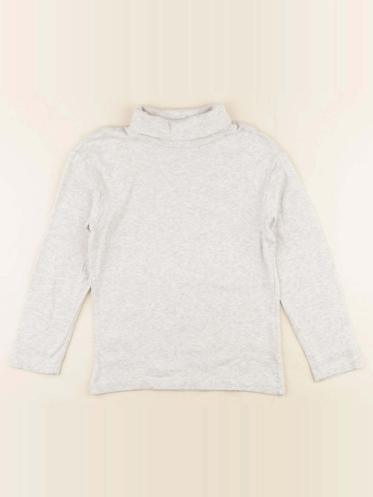 Vertbaudet - sous-pull beige - 8 ans