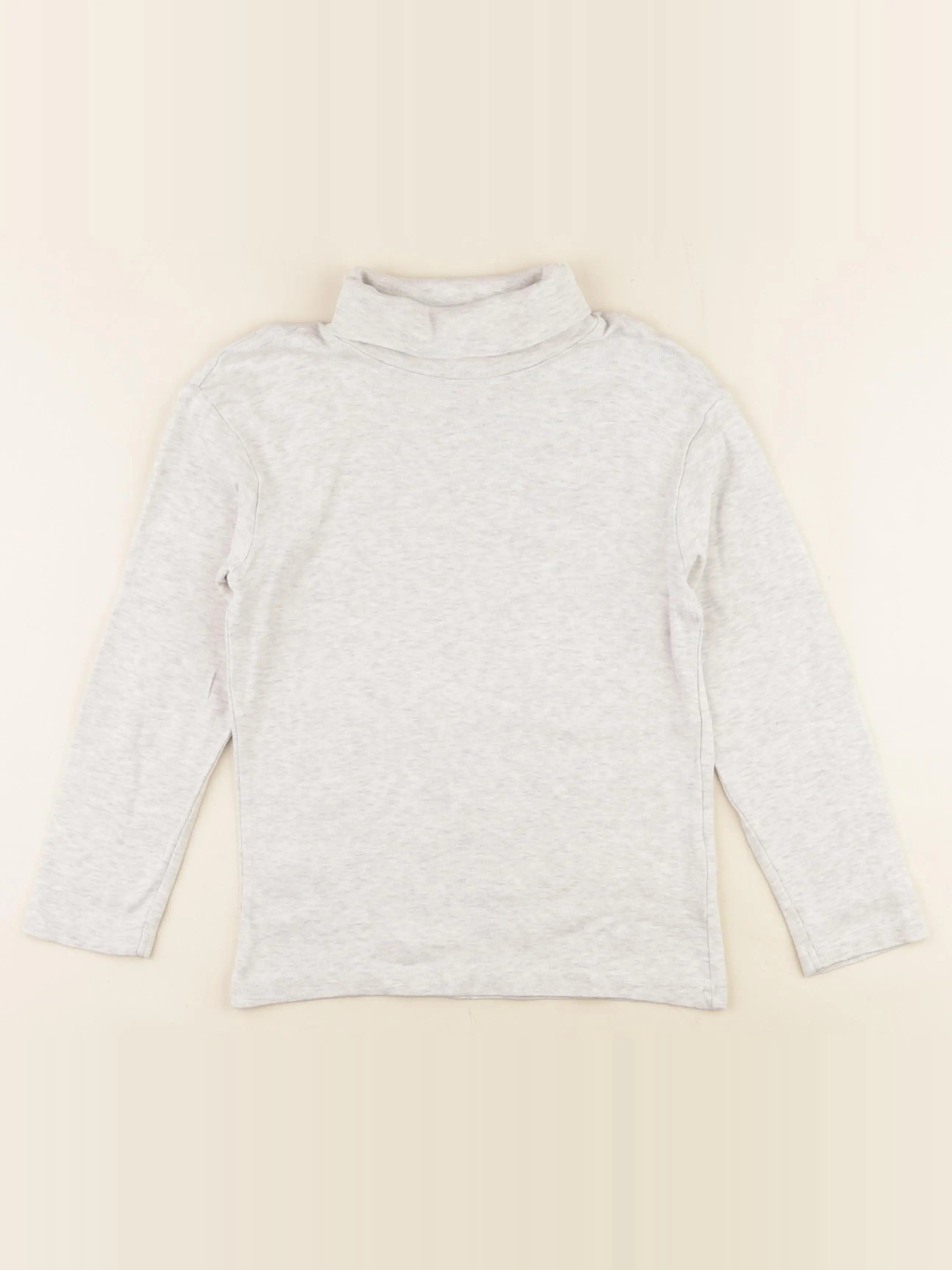 Vertbaudet - sous-pull beige - 8 ans