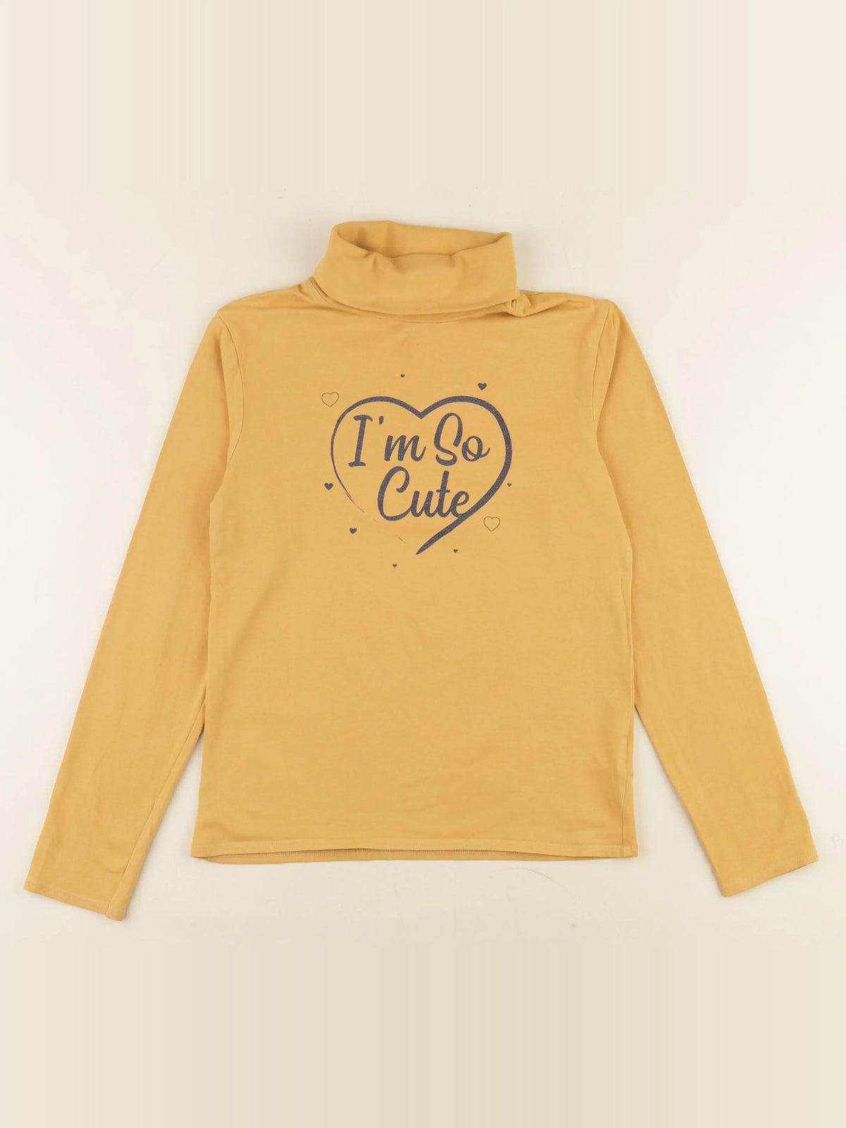 Vertbaudet - sous-pull jaune - 10 ans