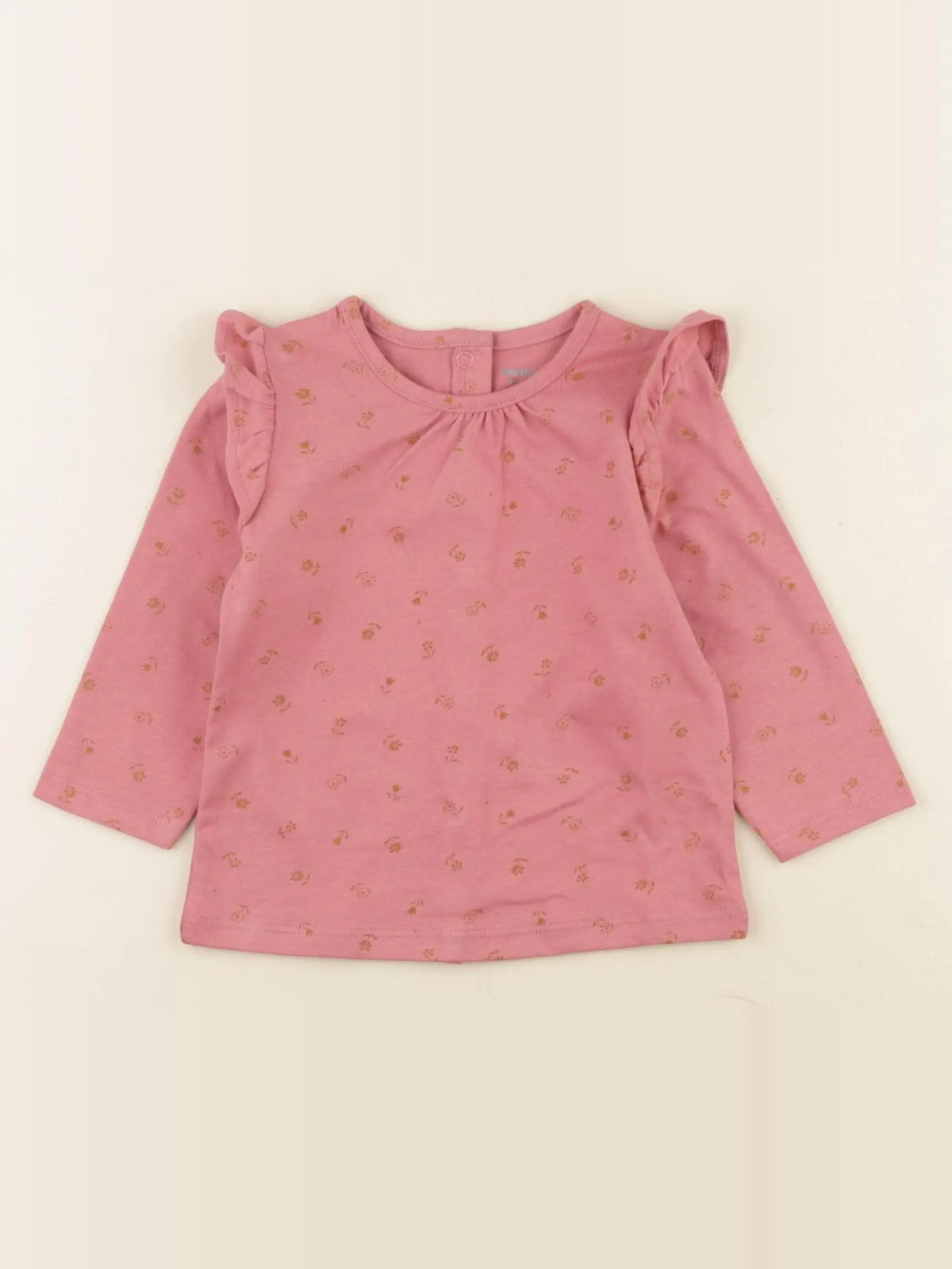 Vertbaudet - tee-shirt rose - 6 mois
