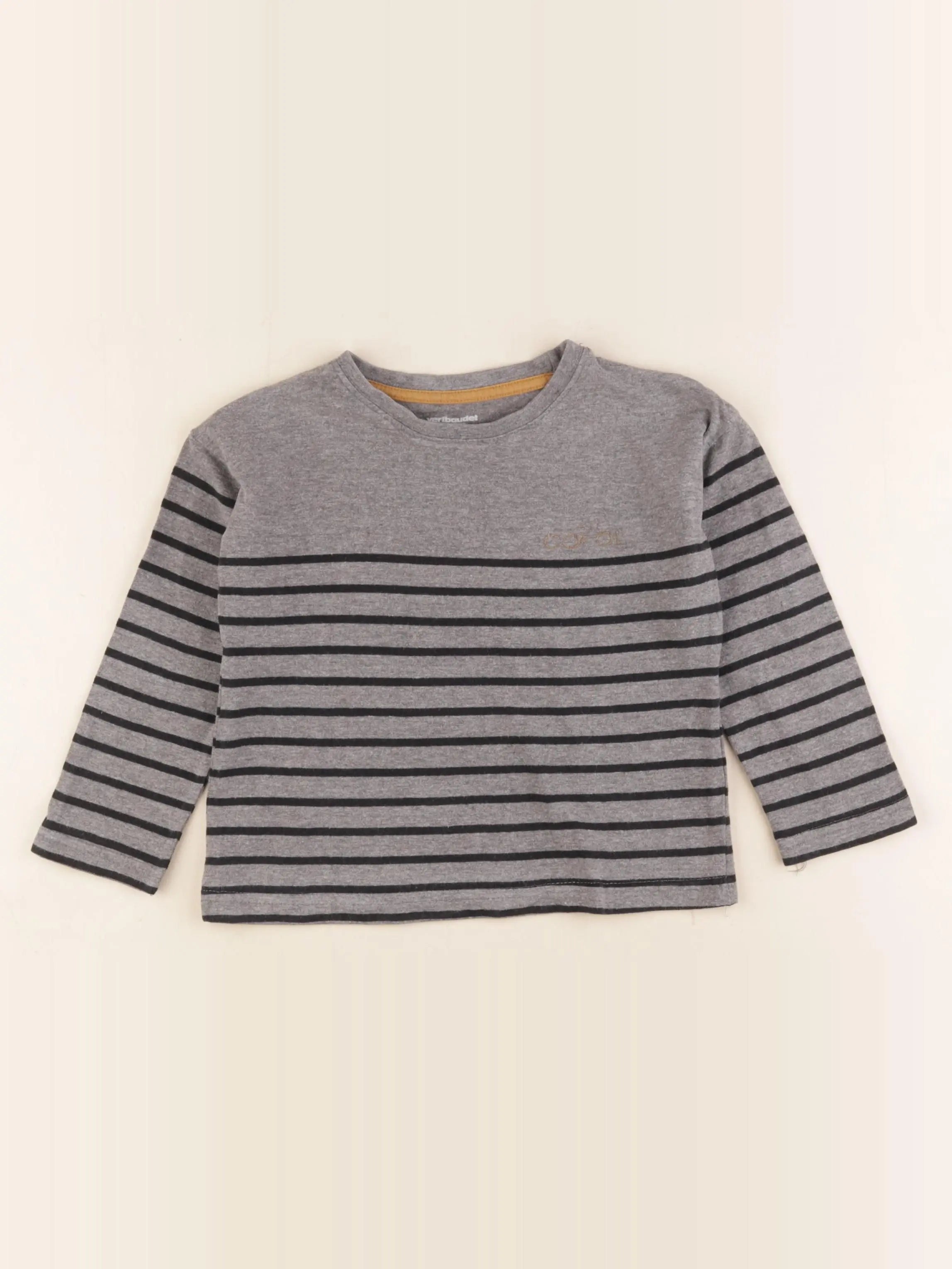 Vertbaudet - tee-shirt gris - 4 ans