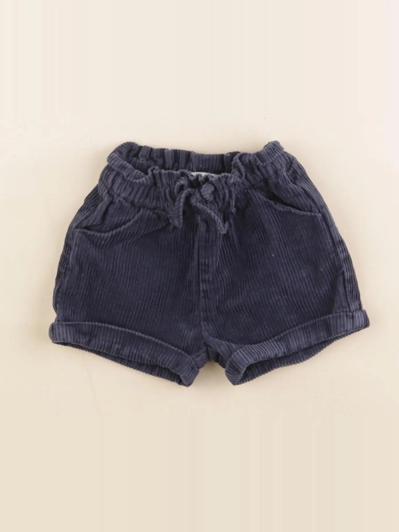 Vertbaudet - short bleu - 6 mois