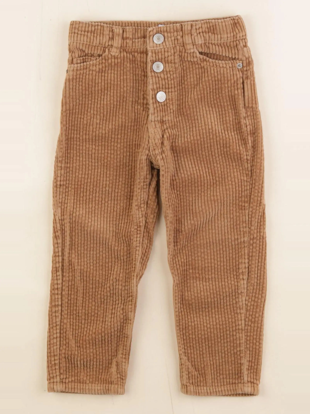 Vertbaudet - pantalon marron - 3 ans