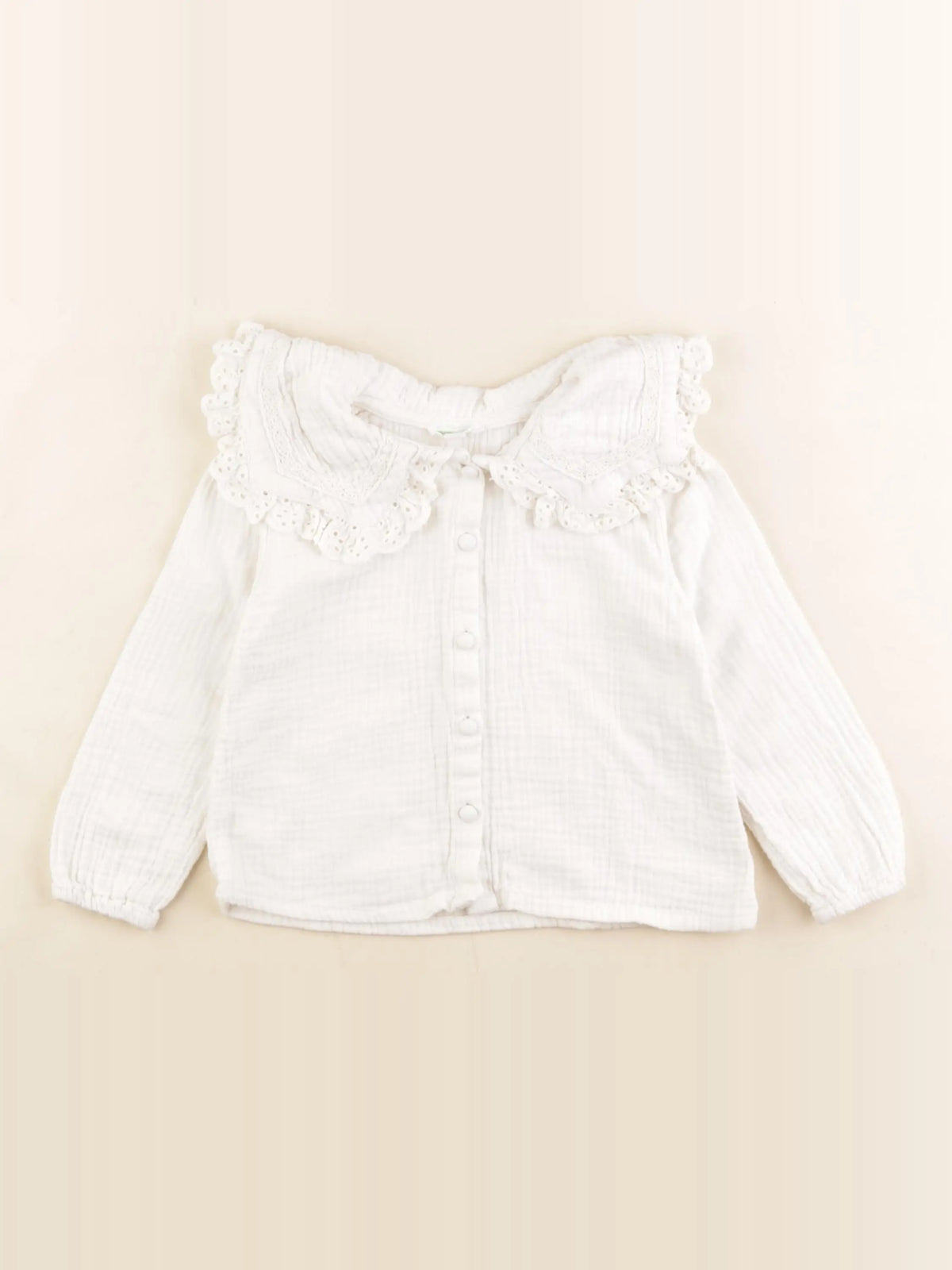Vertbaudet - chemise blanc - 3 ans