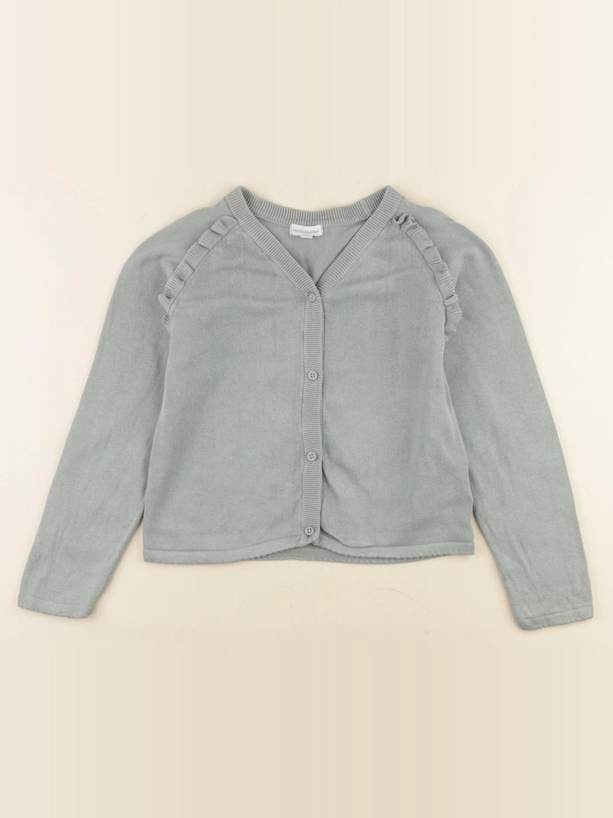 Vertbaudet - gilet vert - 8 ans