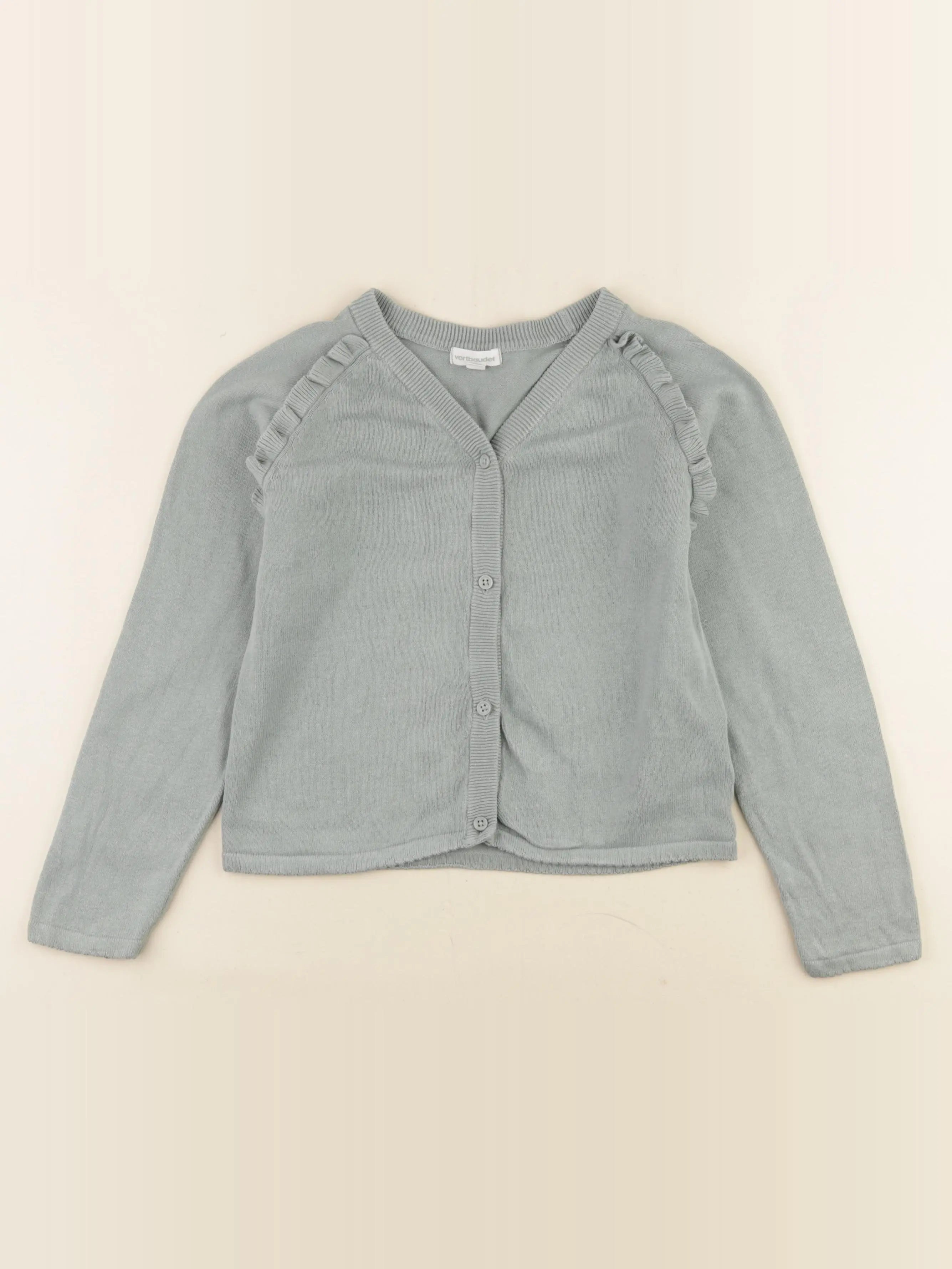 Vertbaudet - gilet vert - 8 ans