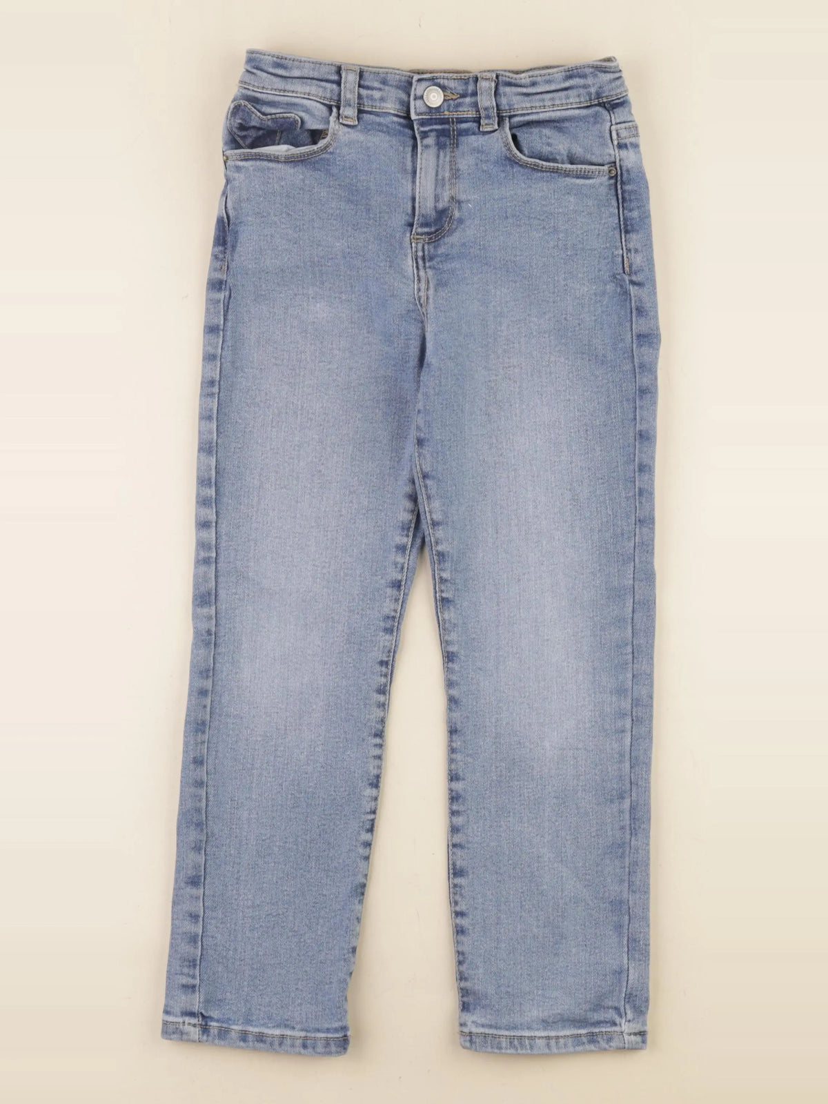Vertbaudet - jean bleu - 7 ans