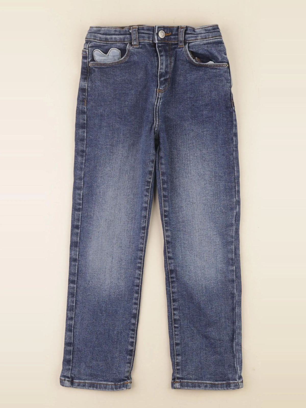Vertbaudet - jean bleu - 7 ans