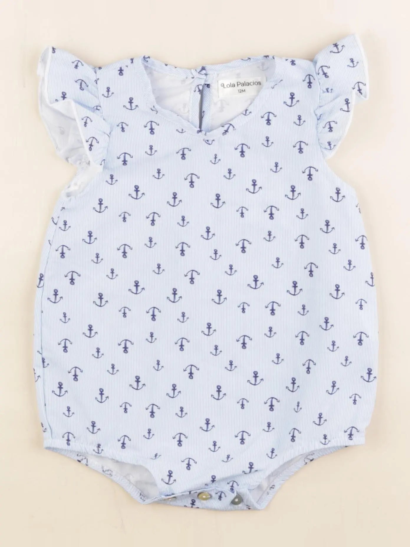 Lola Palacios - combinaison bleu - 12 mois