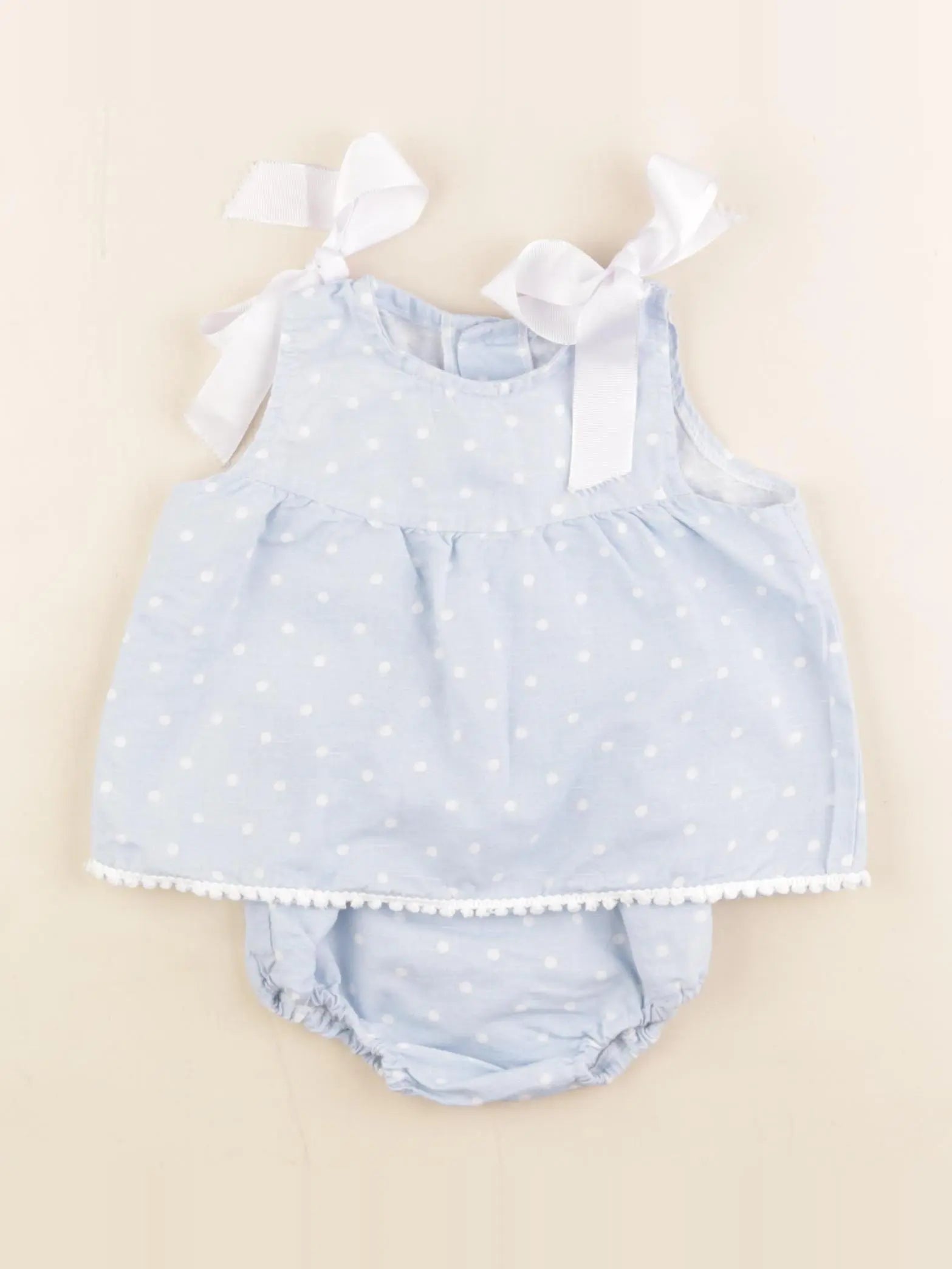 Lola Palacios - robe bleu - 12 mois