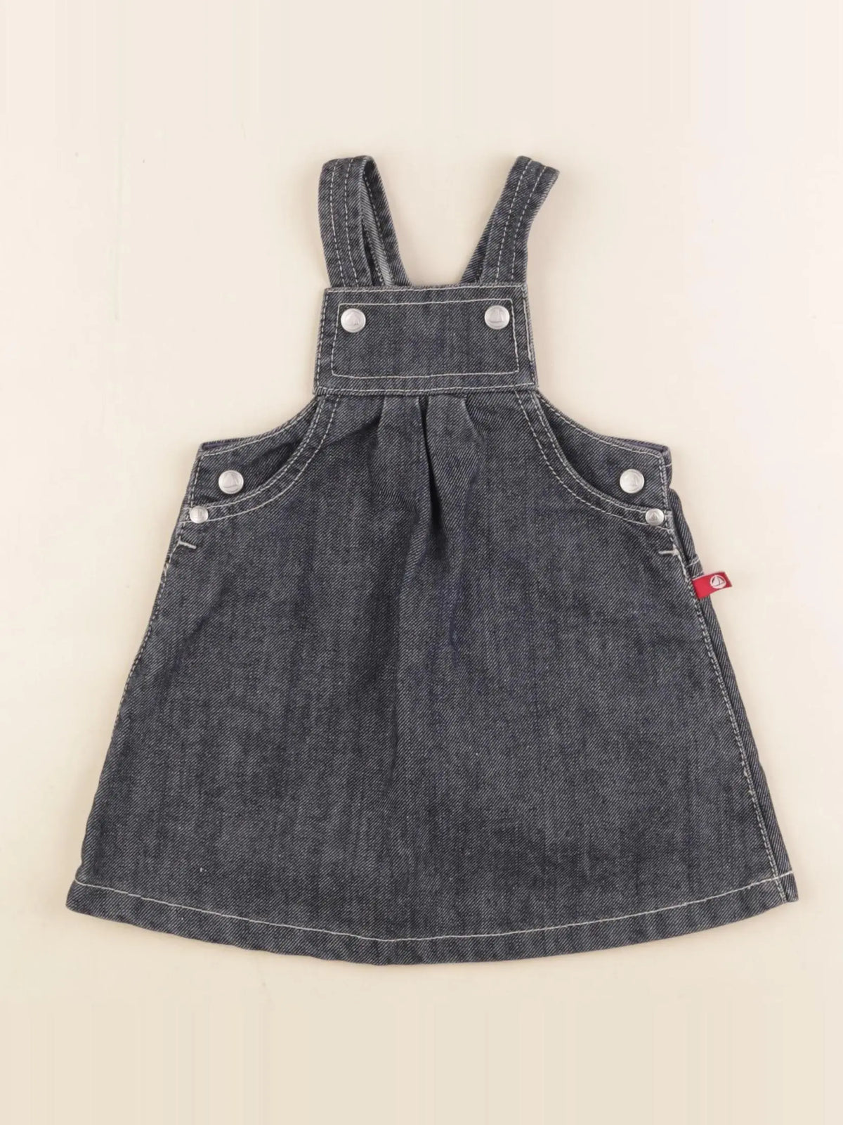 Petit Bateau - robe noir - 6 mois