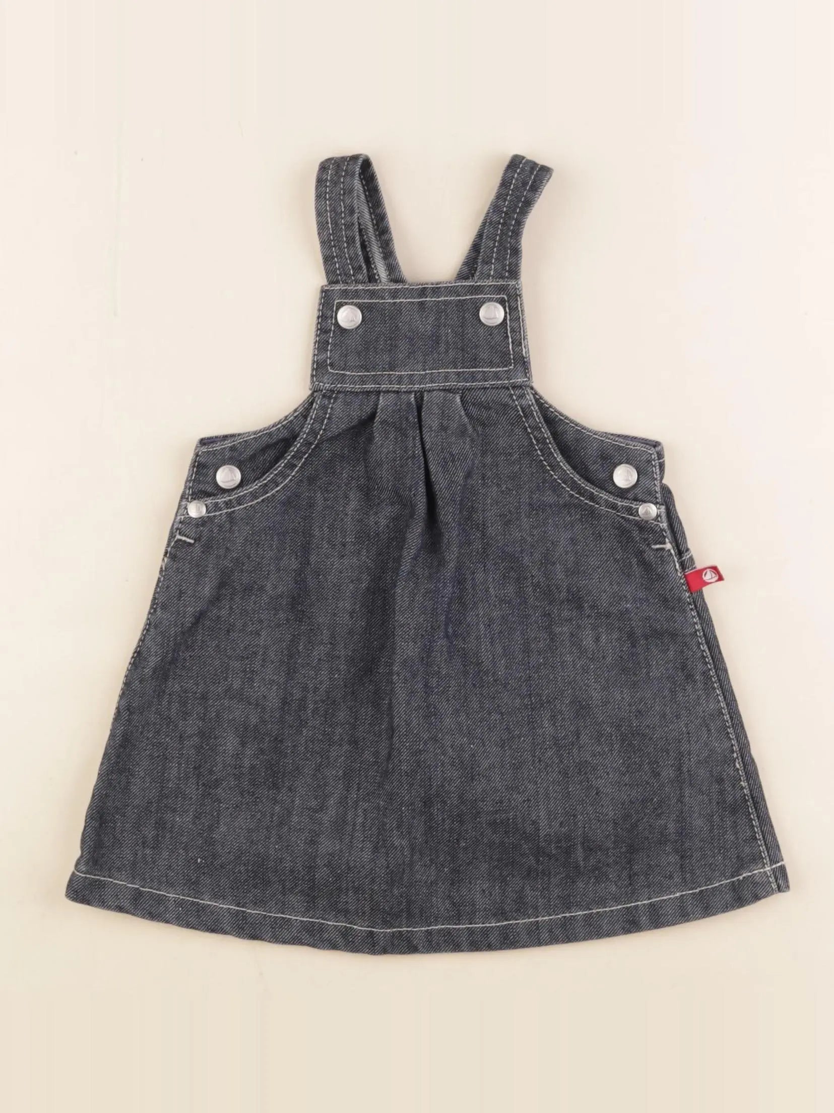Petit Bateau - robe noir - 6 mois