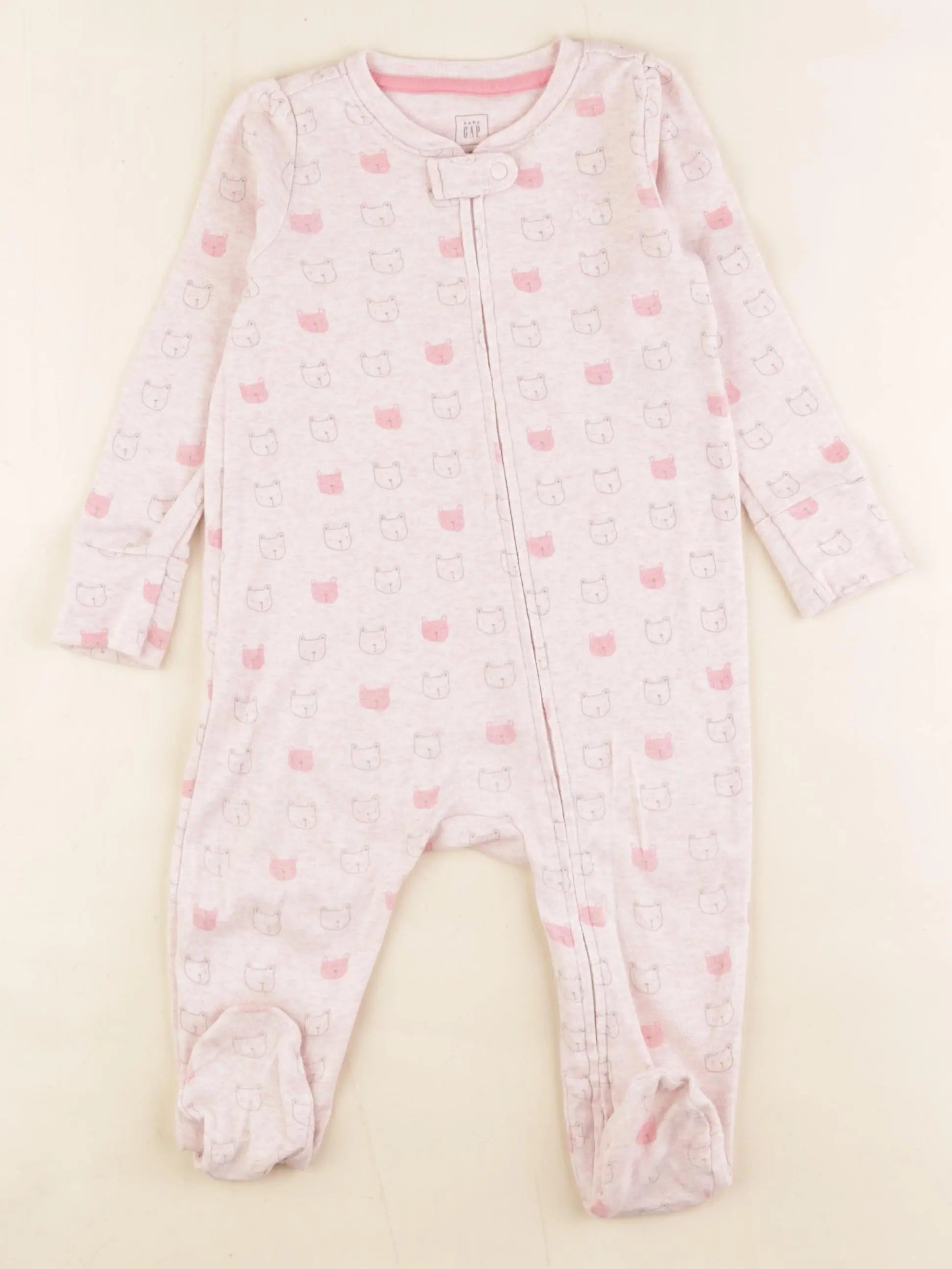 GAP - pyjama coton rose - 9/12 mois