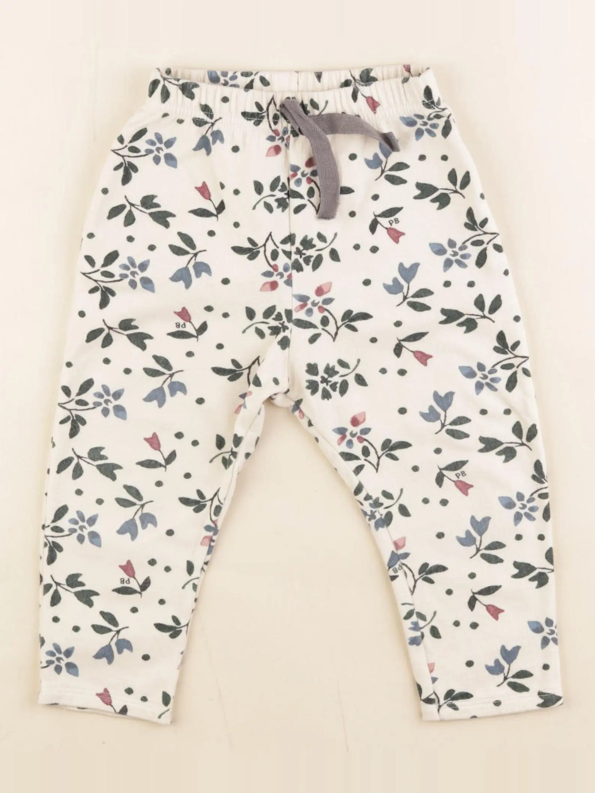 Petit Bateau - jogging beige - 24 mois