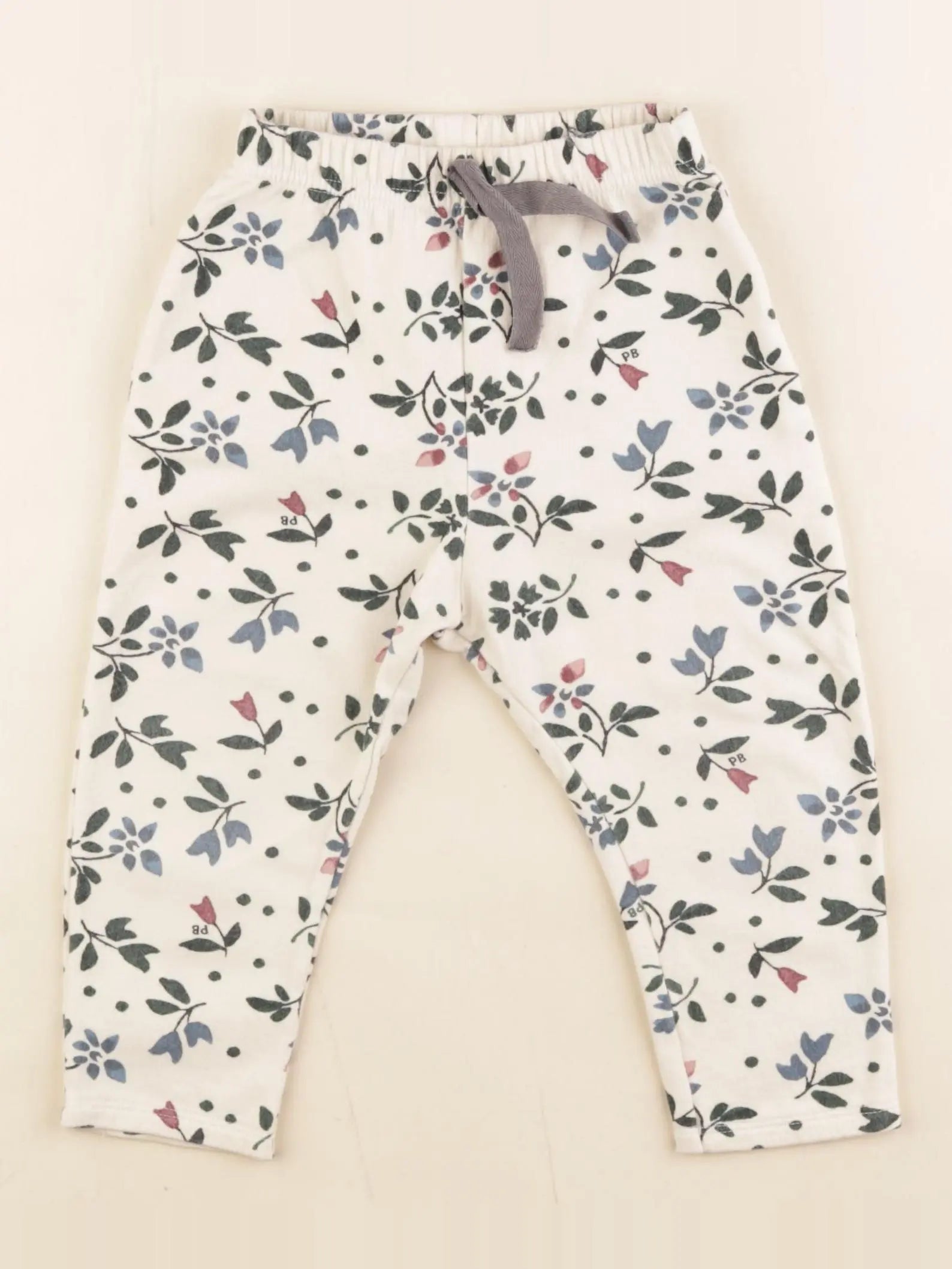 Petit Bateau - jogging beige - 24 mois