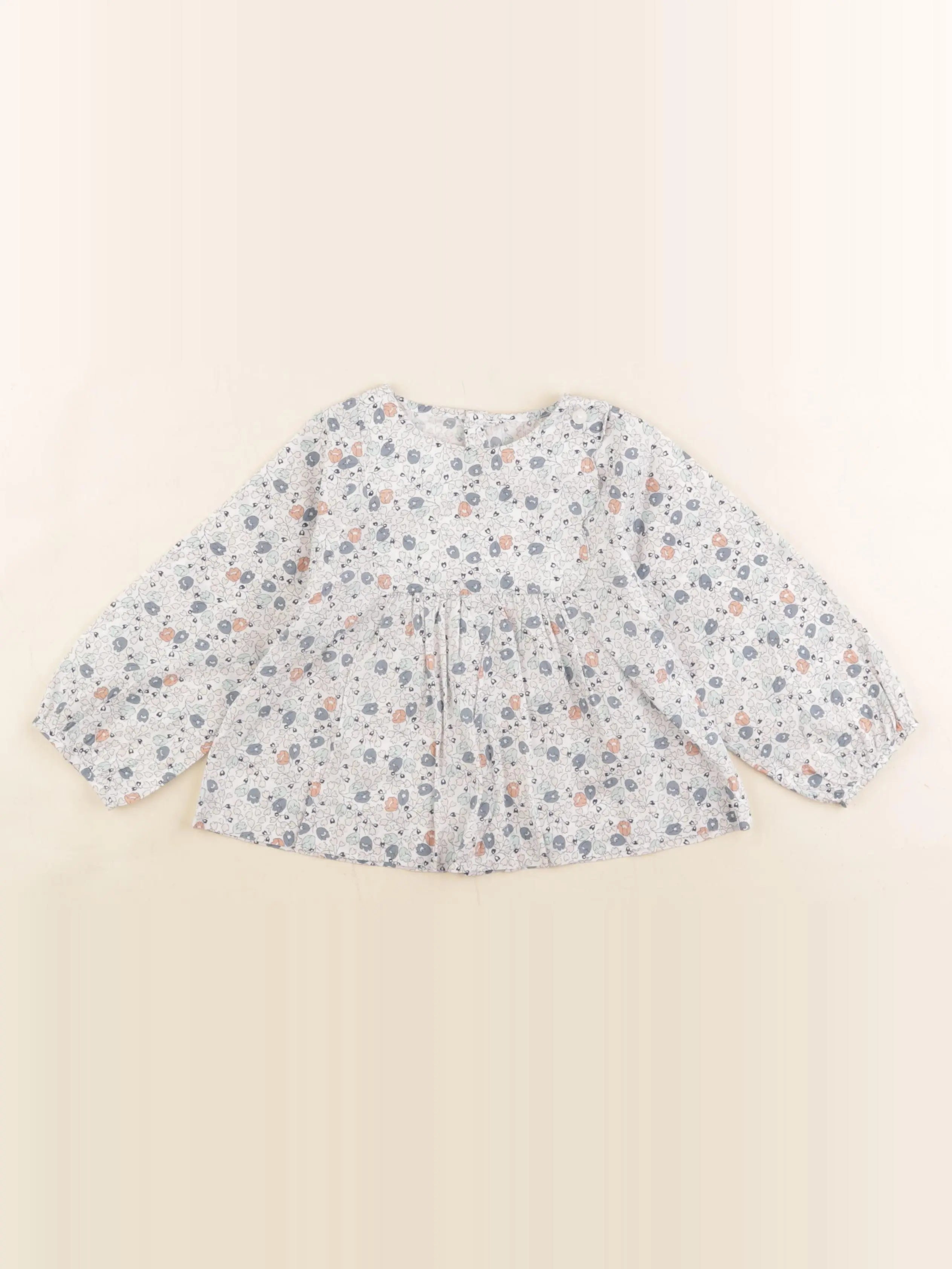 Jacadi - blouse liberty multicolore - 24 mois