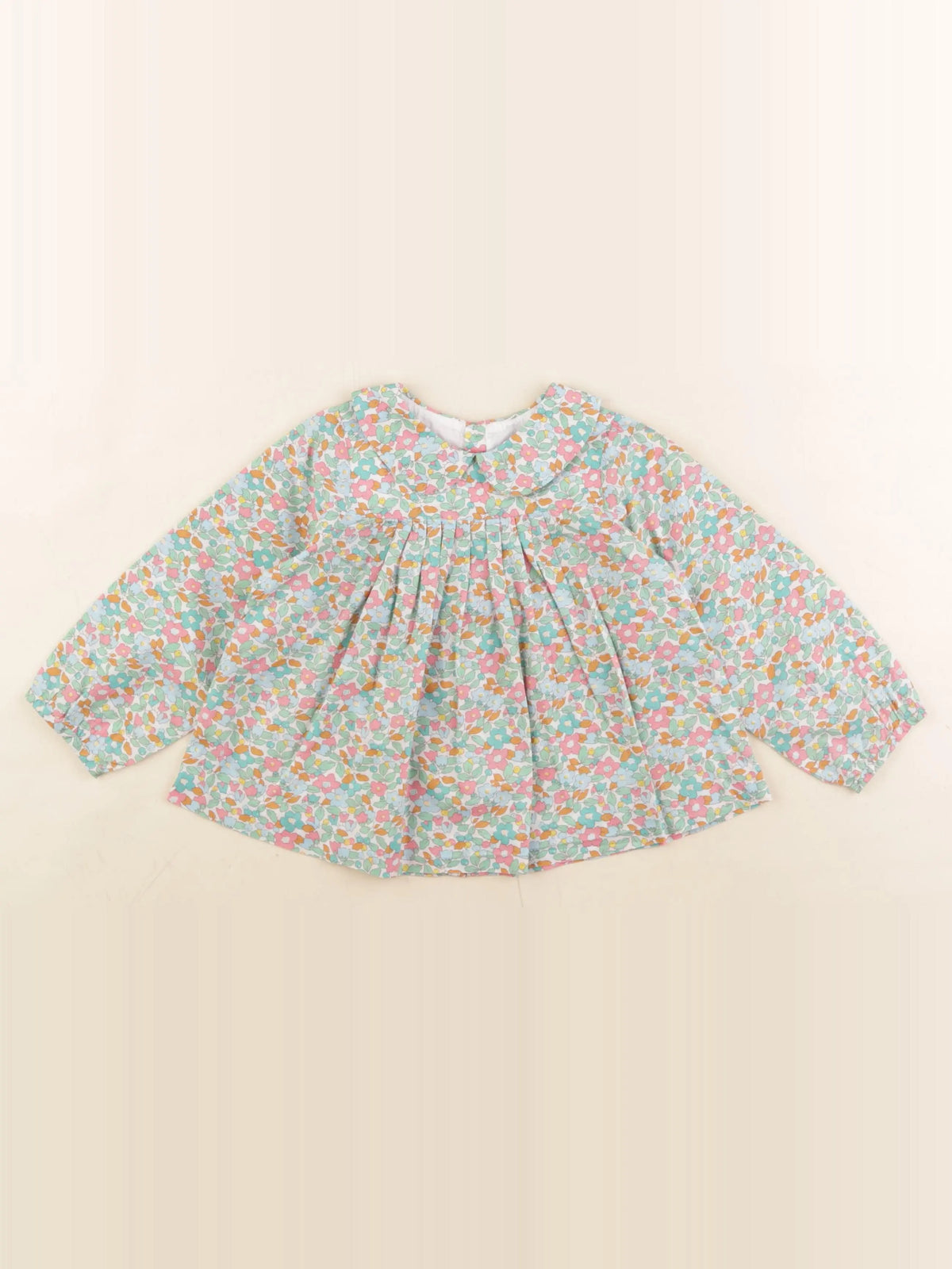 Jacadi - blouse liberty multicolore - 24 mois