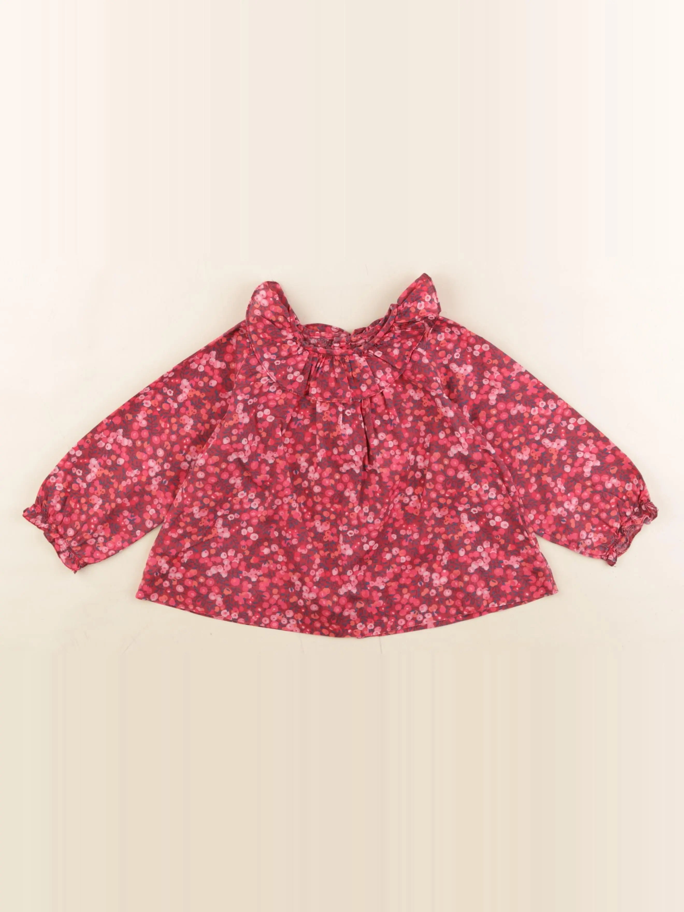 Jacadi - blouse liberty rose - 24 mois