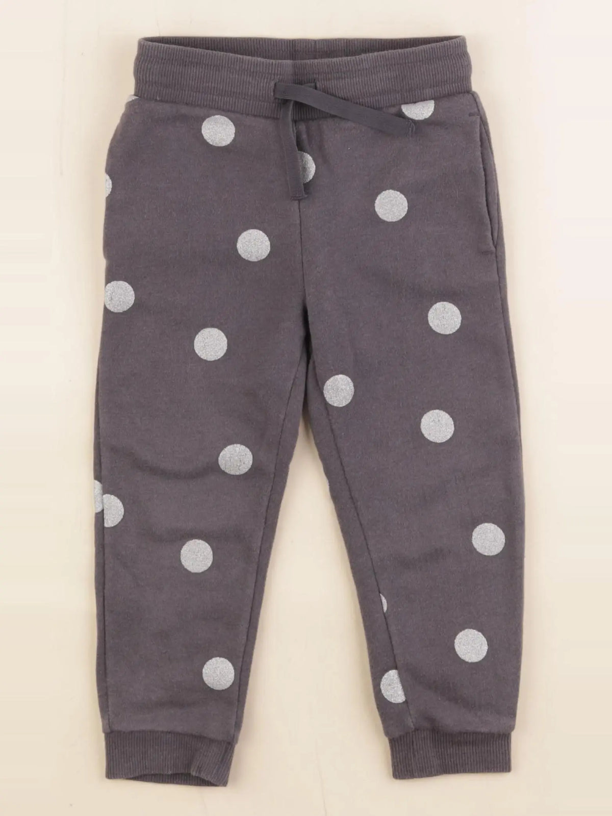 H&M - jogging gris, argent - 2 ans