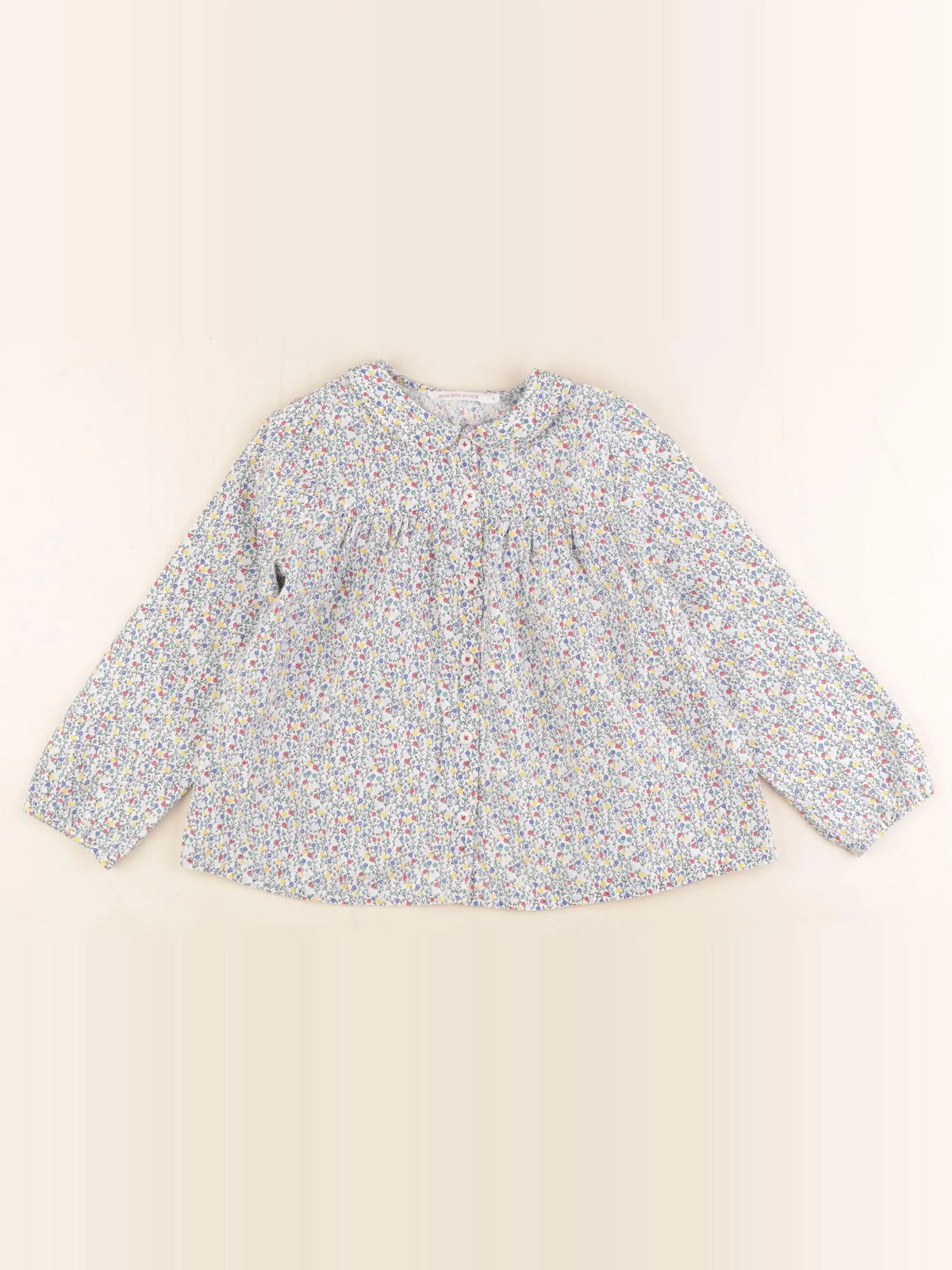Monoprix - blouse multicolore - 5 ans
