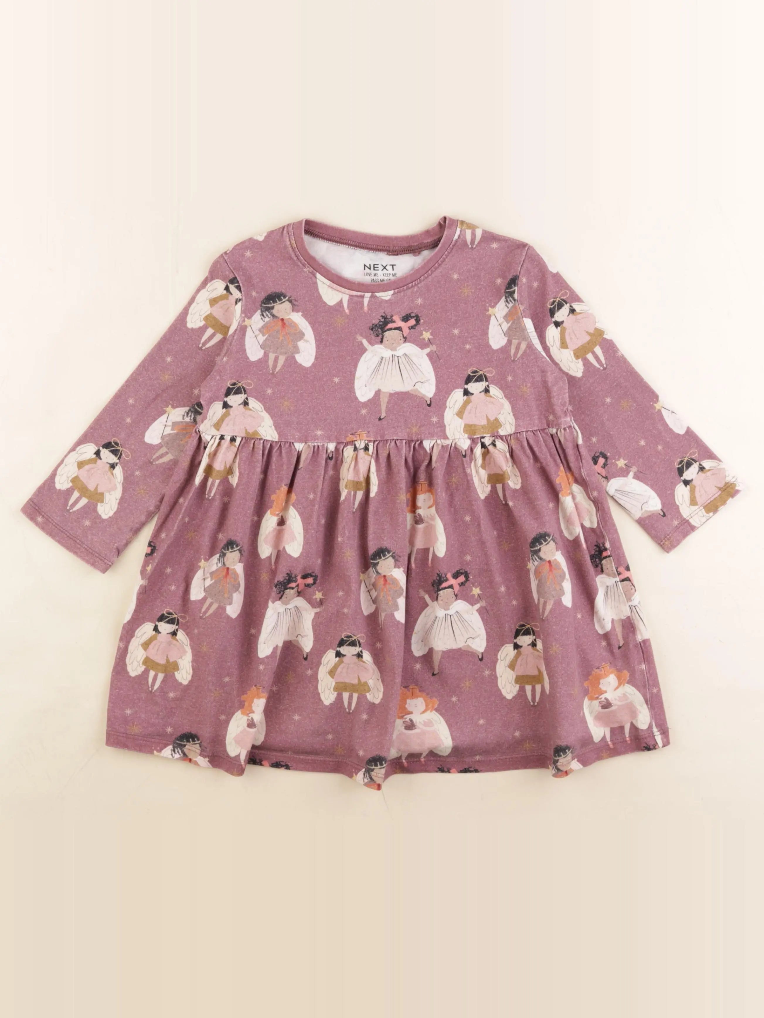 Next - robe violet - 2/3 ans