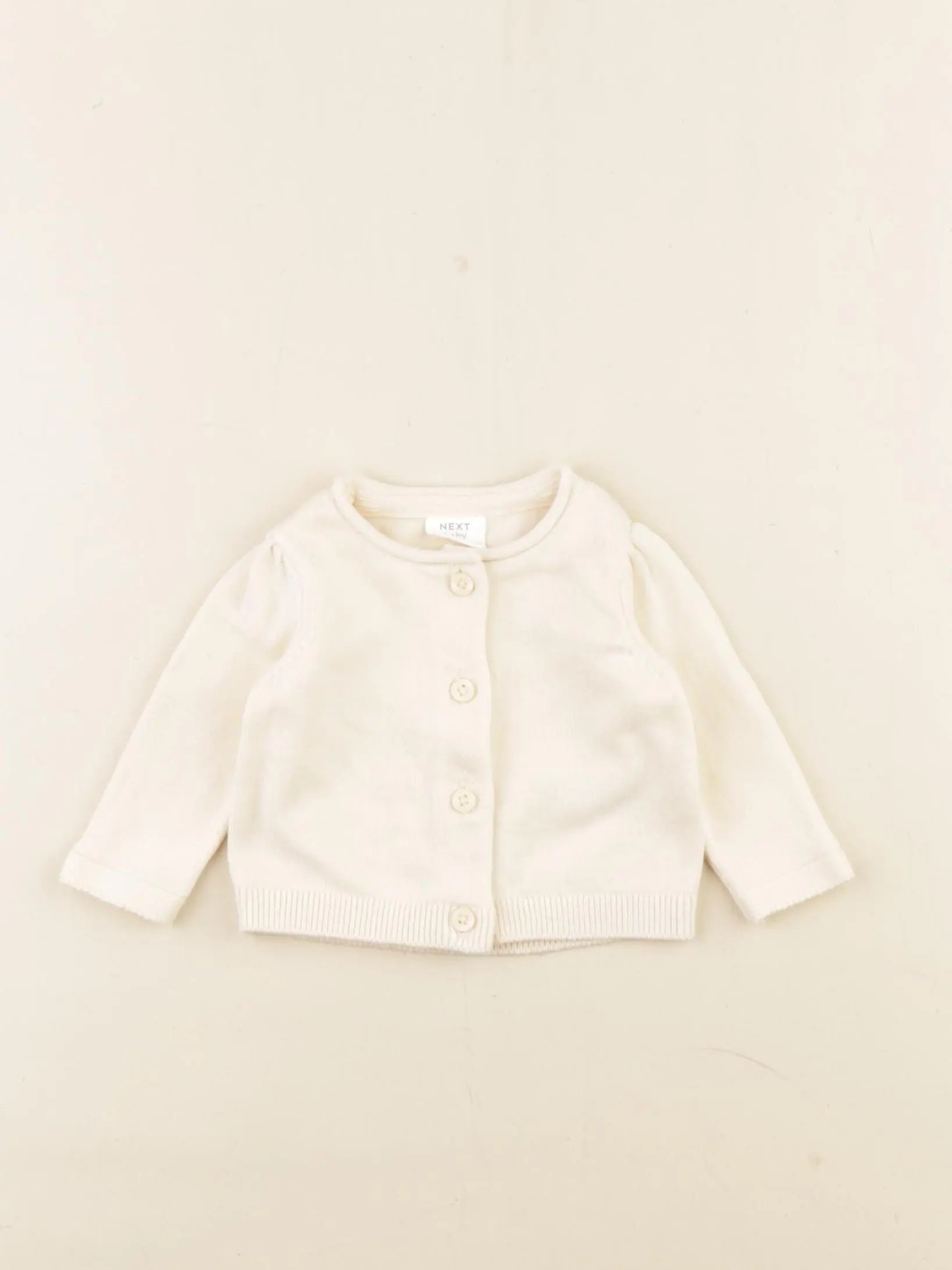 Next - gilet beige - 0 mois