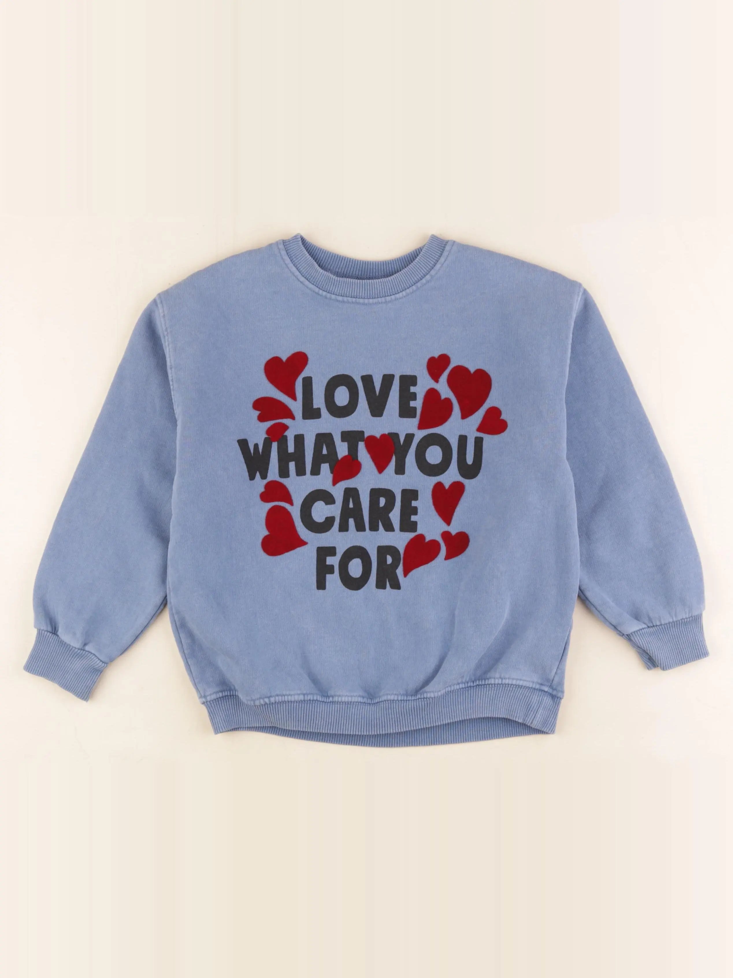 Zara - sweat bleu - 4/5 ans