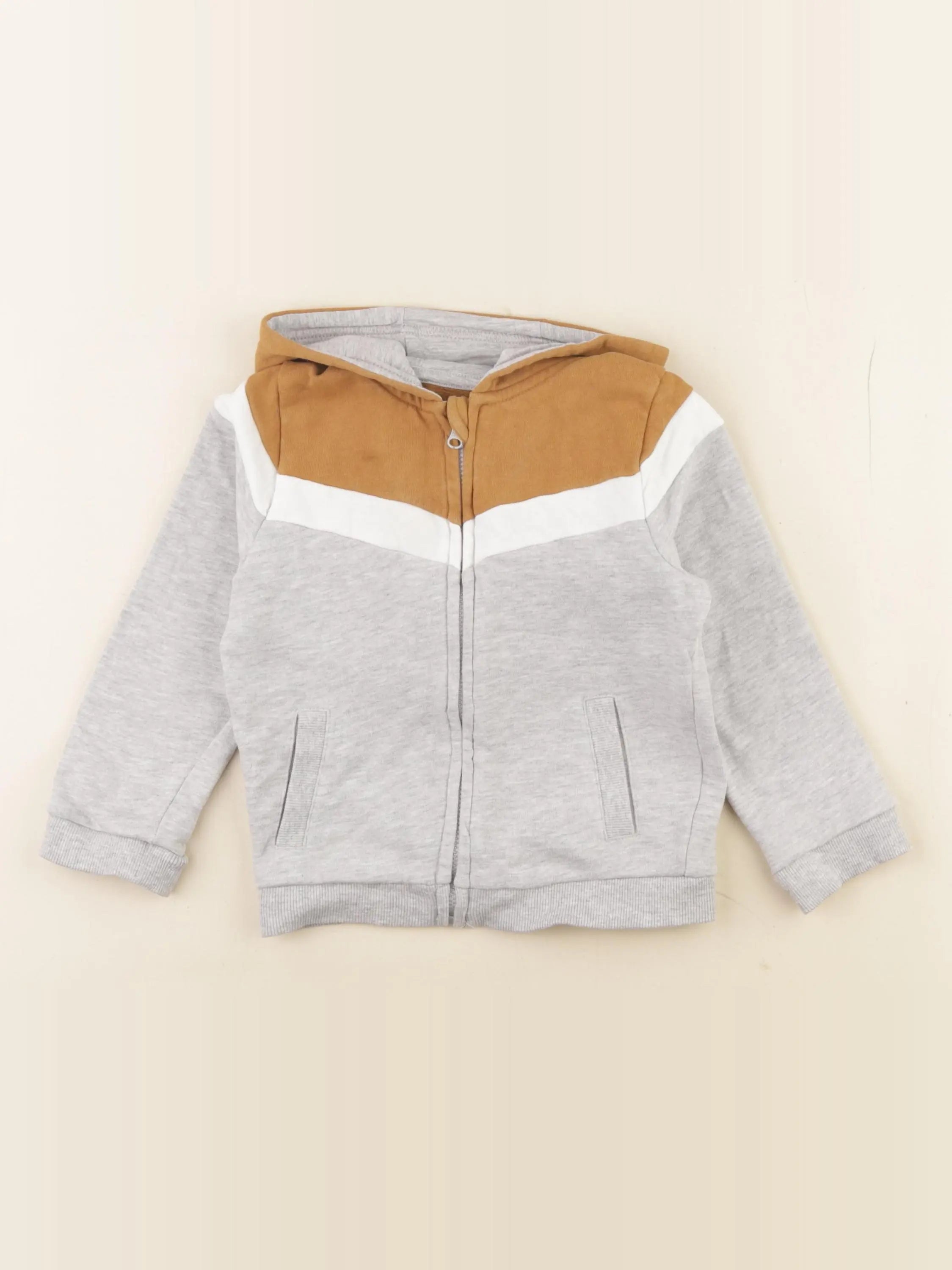 Vertbaudet - sweat gris - 36 mois