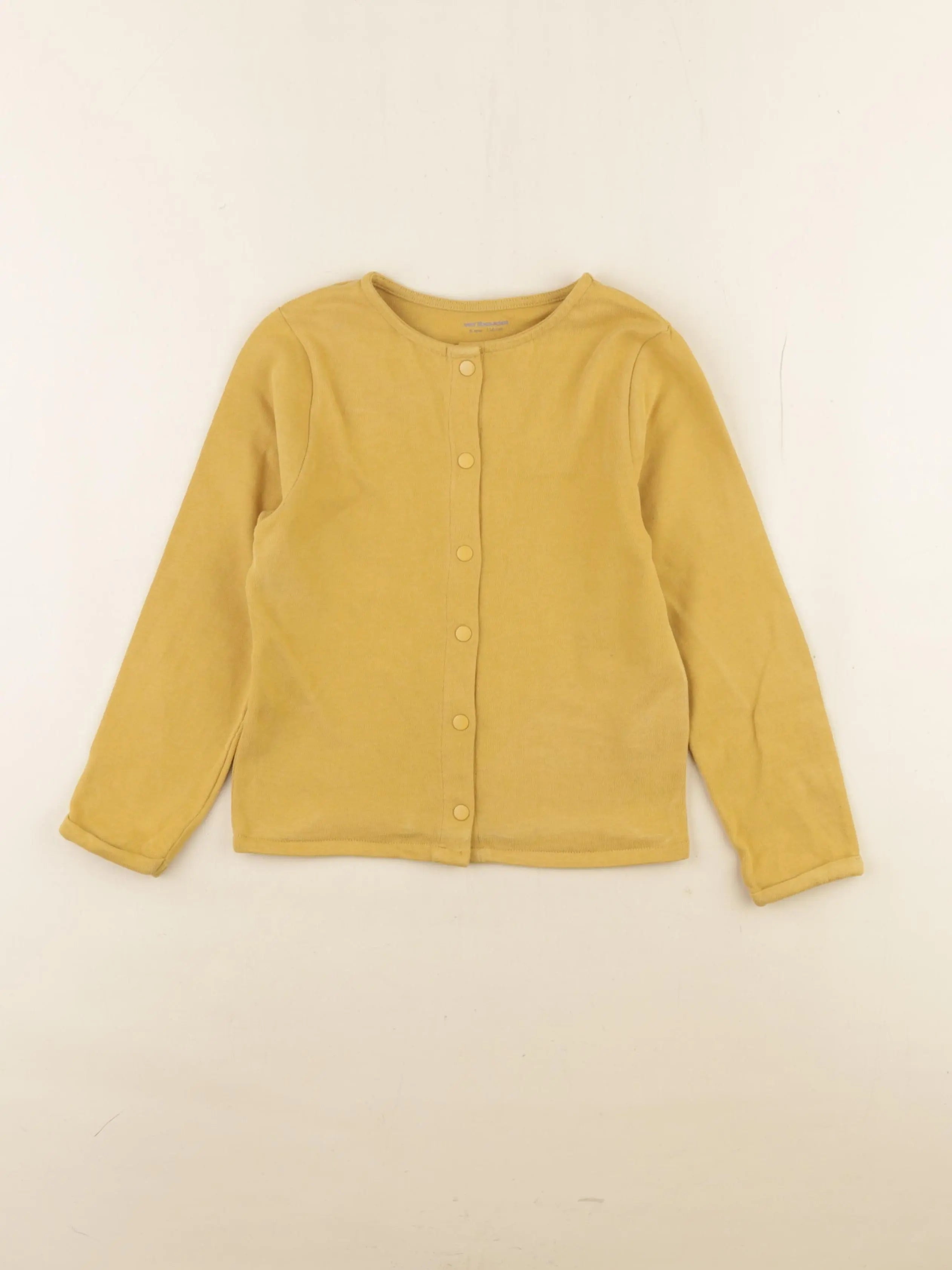 Vertbaudet - sweat jaune - 6 ans