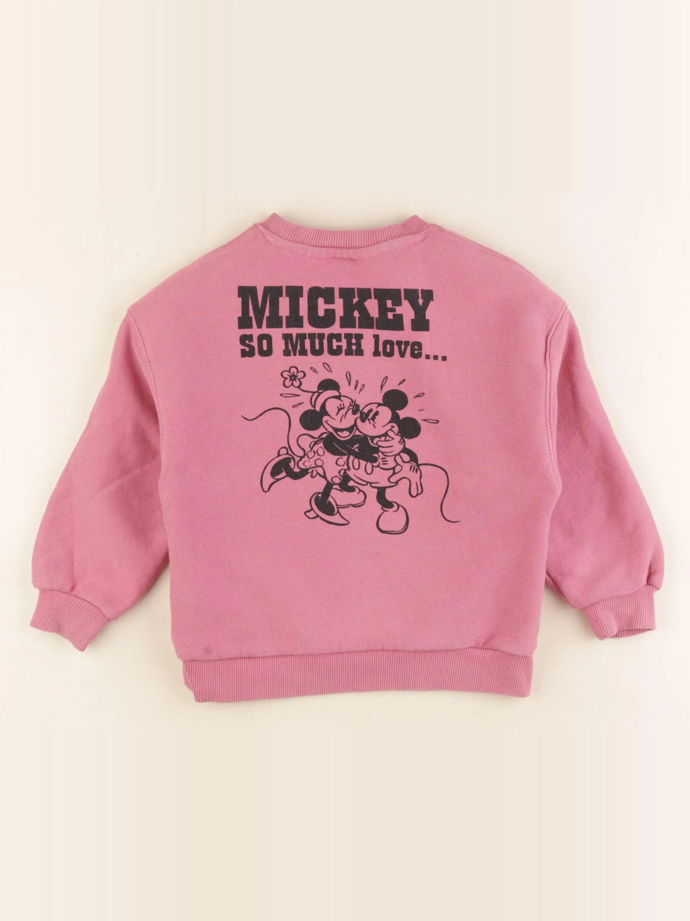 Zara - sweat imprimé au dos rose - 5 ans