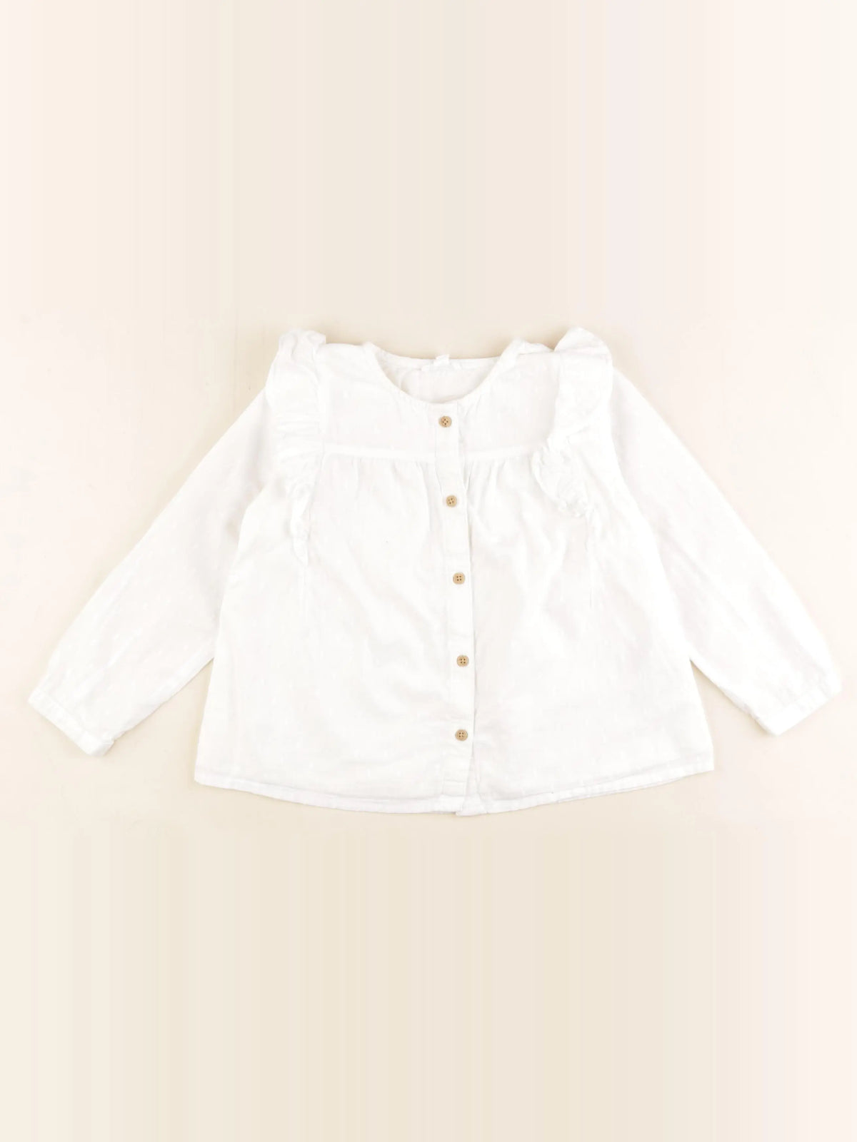 Vertbaudet - blouse blanc - 3 ans