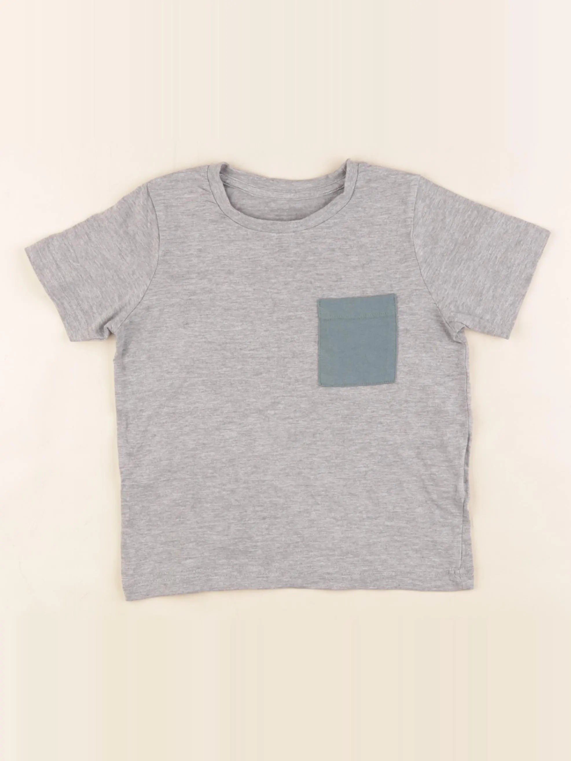 Vertbaudet - tee-shirt gris - 4 ans