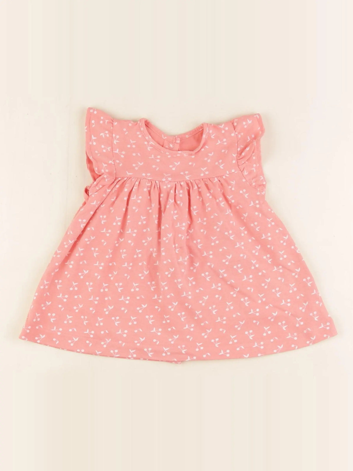 Vertbaudet - robe rose - 3 mois