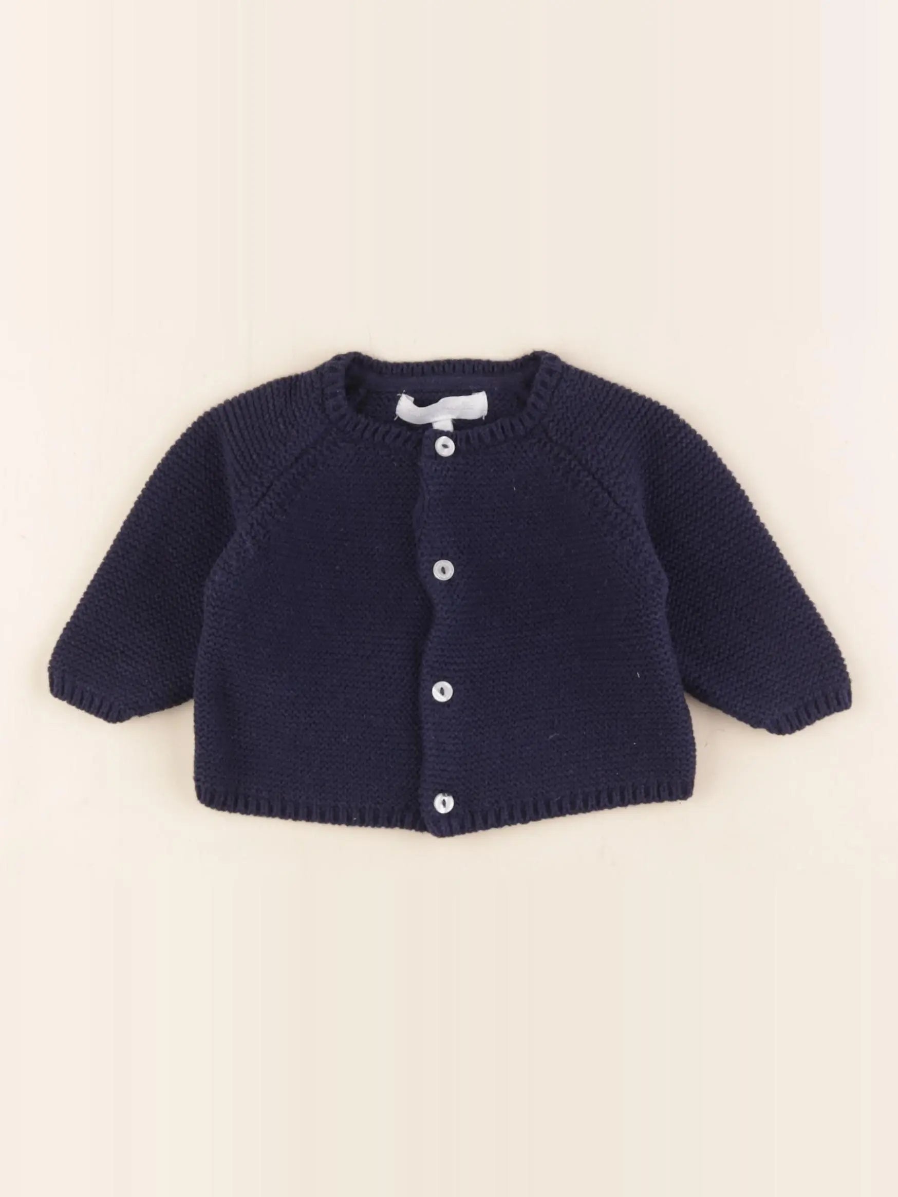 Cadet Rousselle - gilet bleu - 3 mois