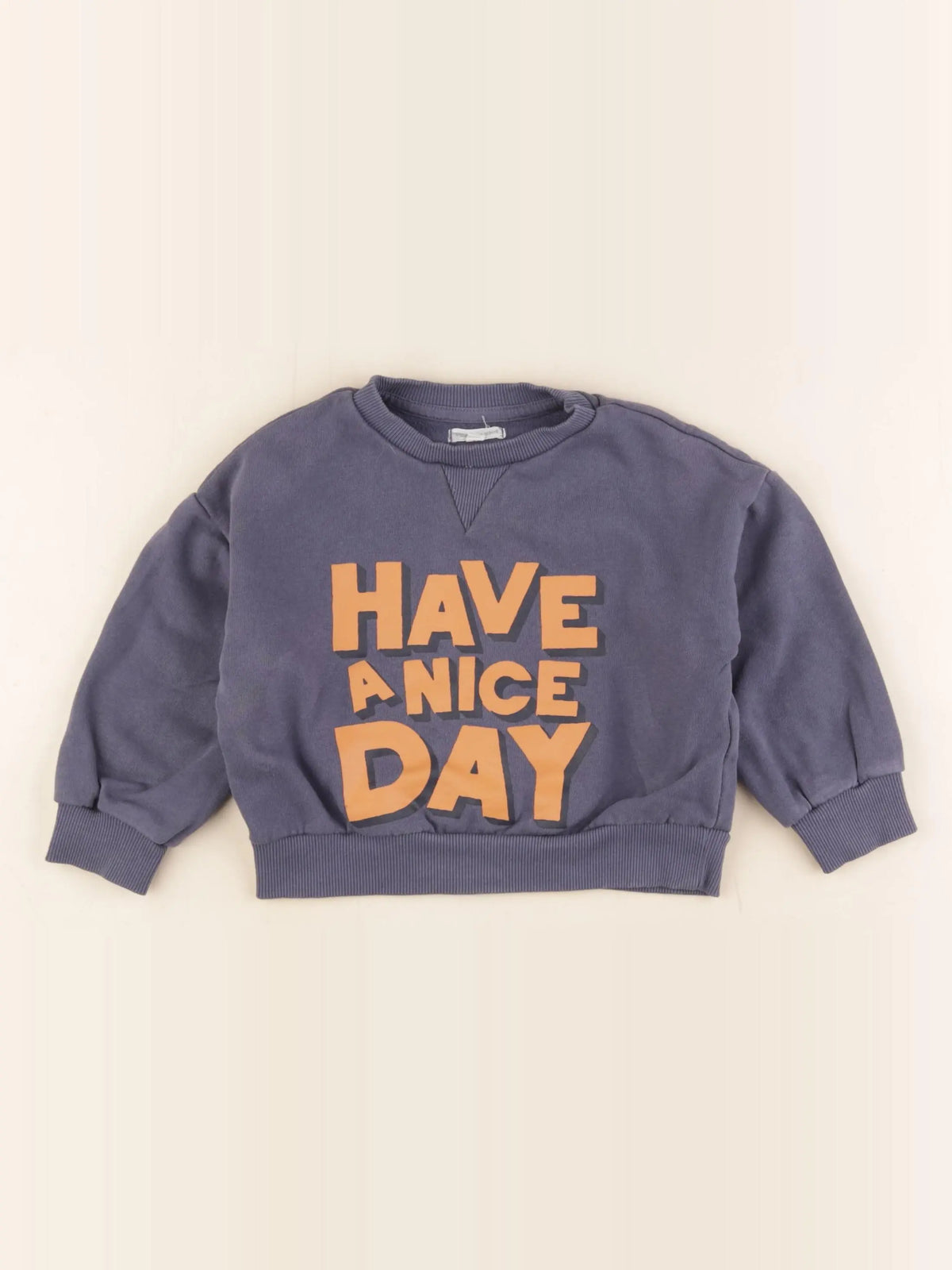 Vertbaudet - sweat bleu - 2 ans