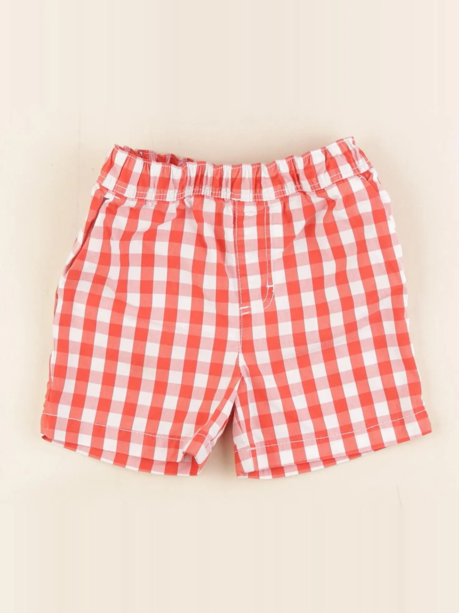 Jacadi - short rouge, blanc - 24 mois