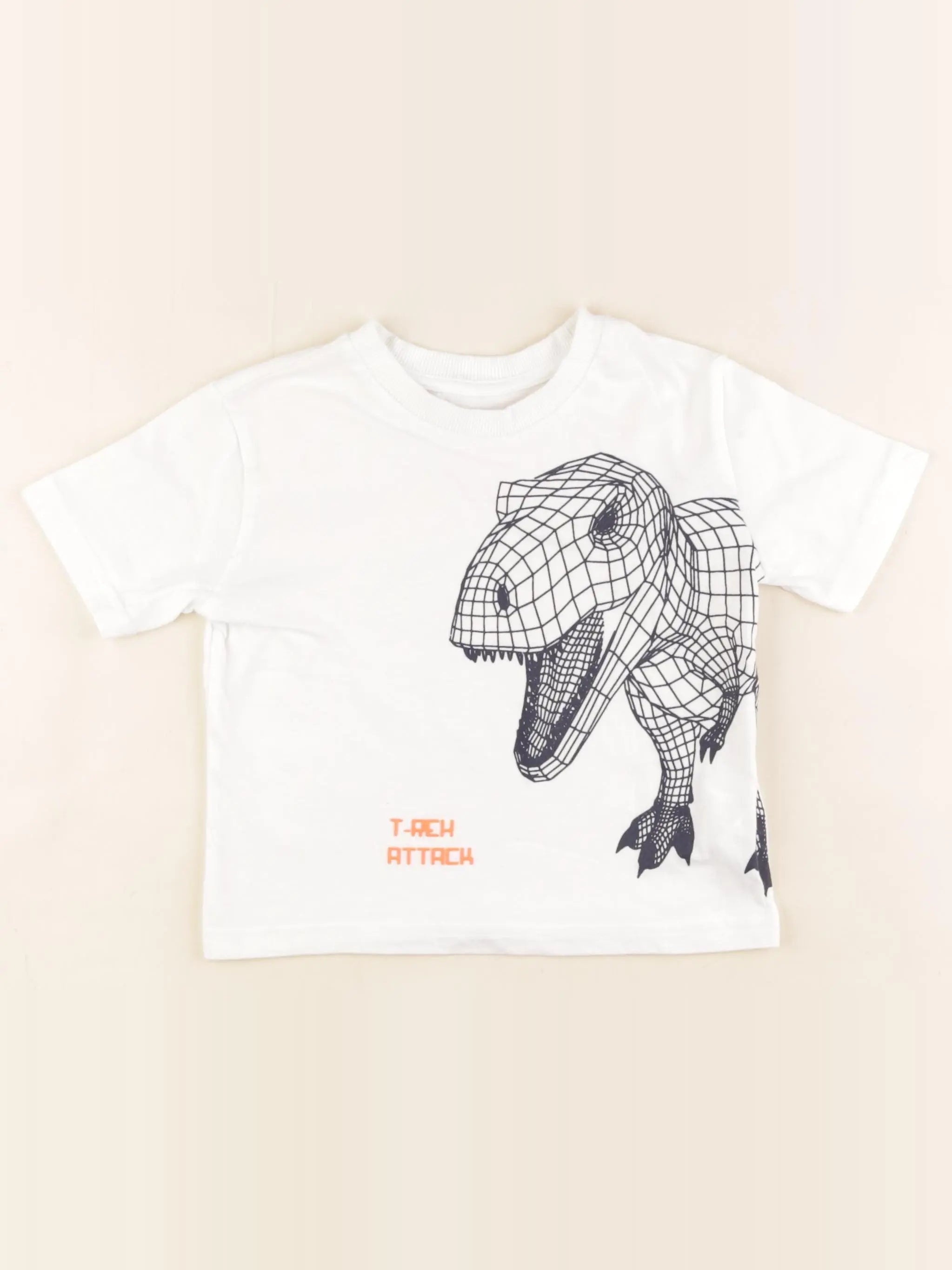 Vertbaudet - tee-shirt blanc - 2 ans