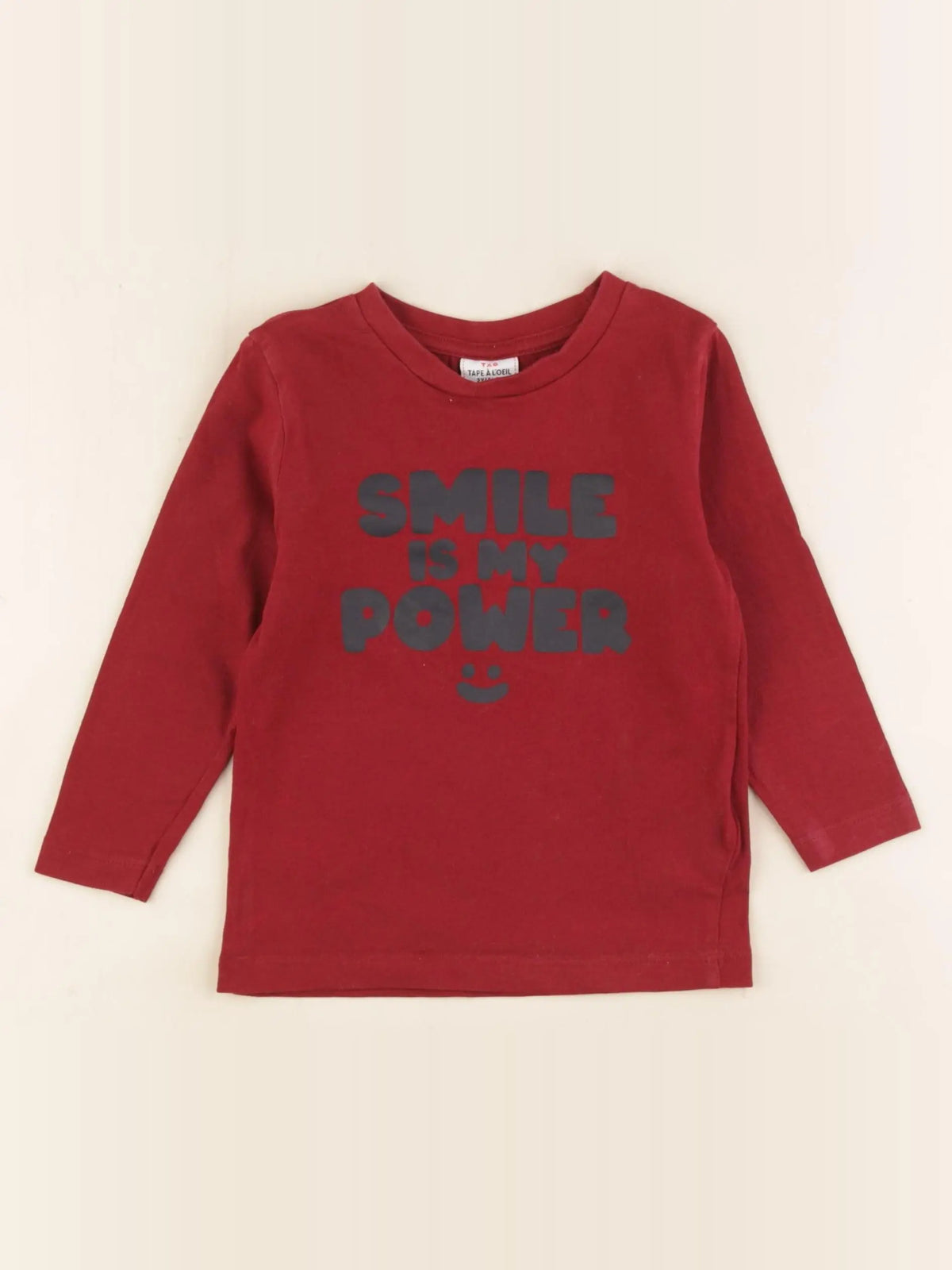 Tape à l'oeil - tee-shirt rouge - 2 ans