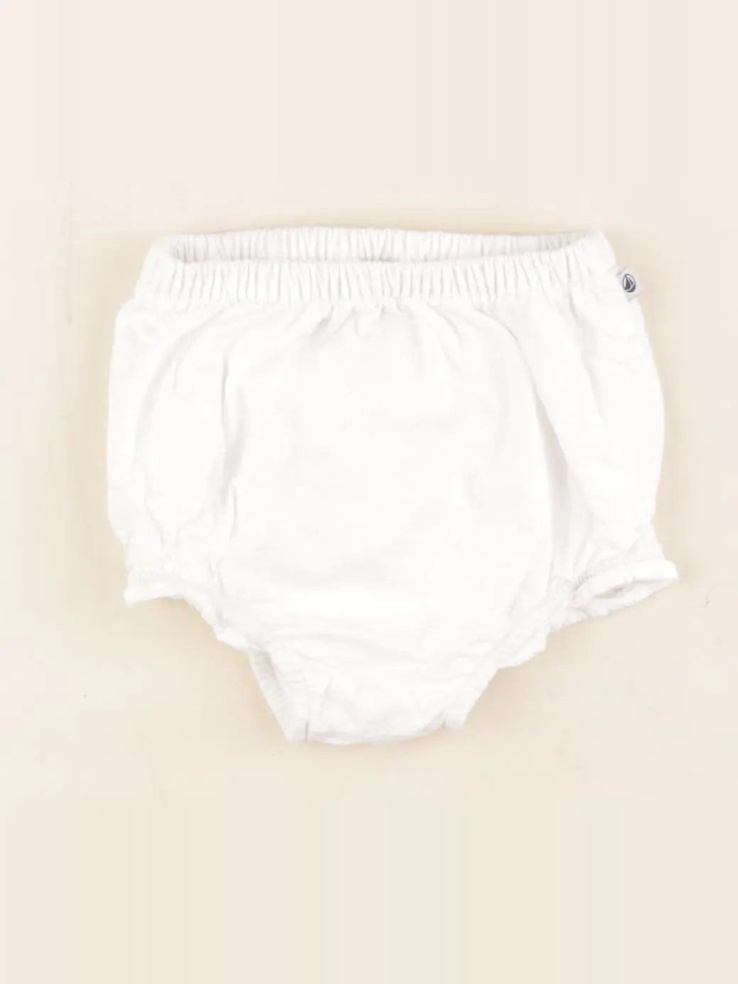 Petit Bateau - bloomer blanc - 3 mois