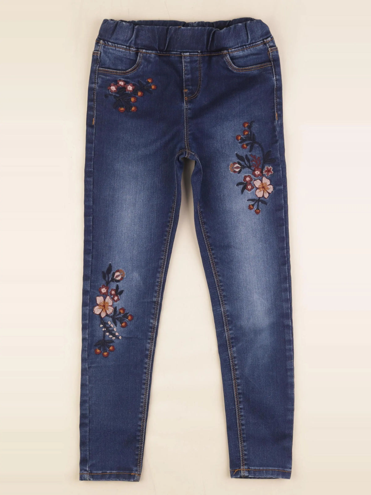Vertbaudet - jegging bleu - 9 ans