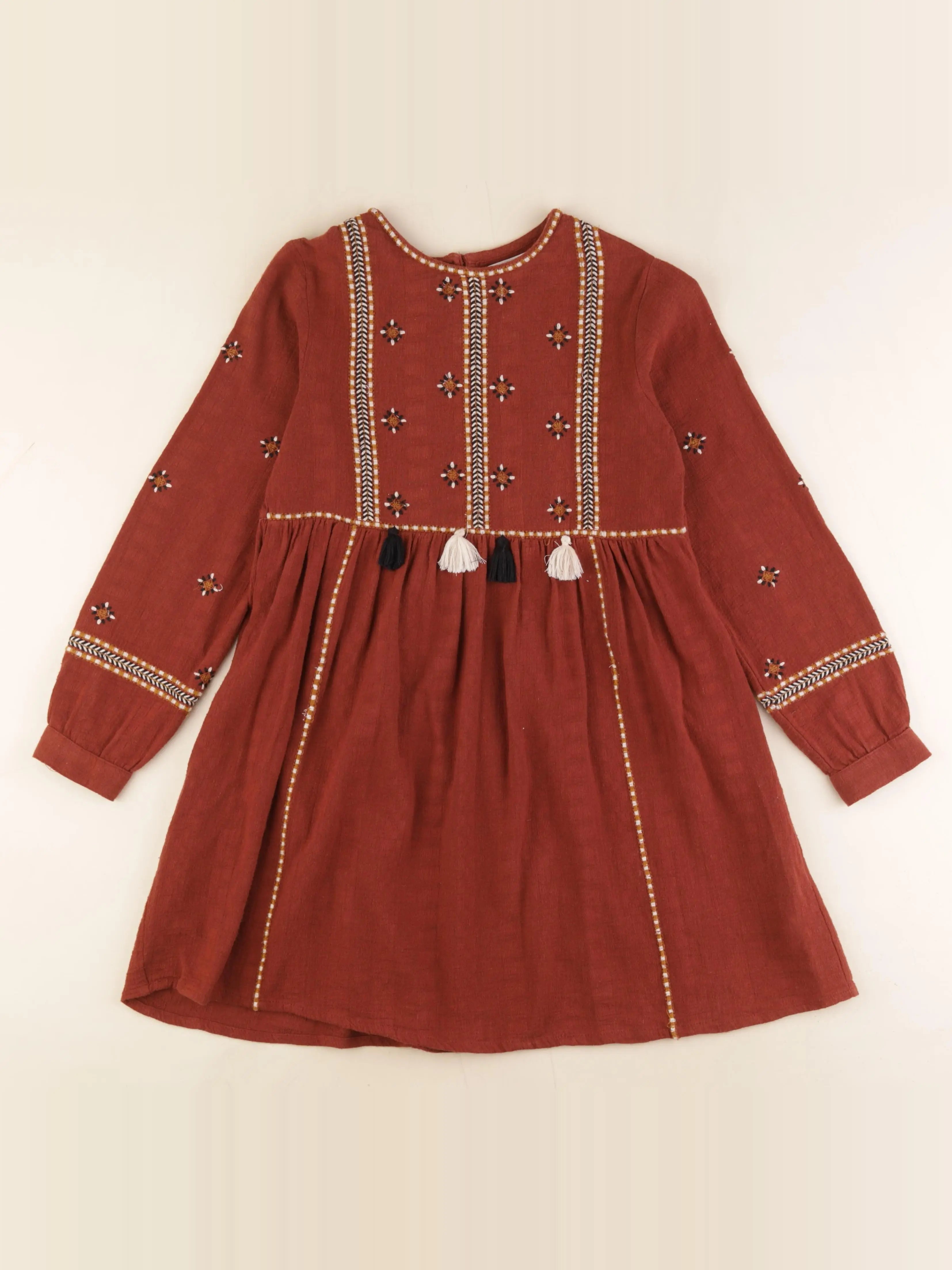 Zara - robe marron - 10 ans