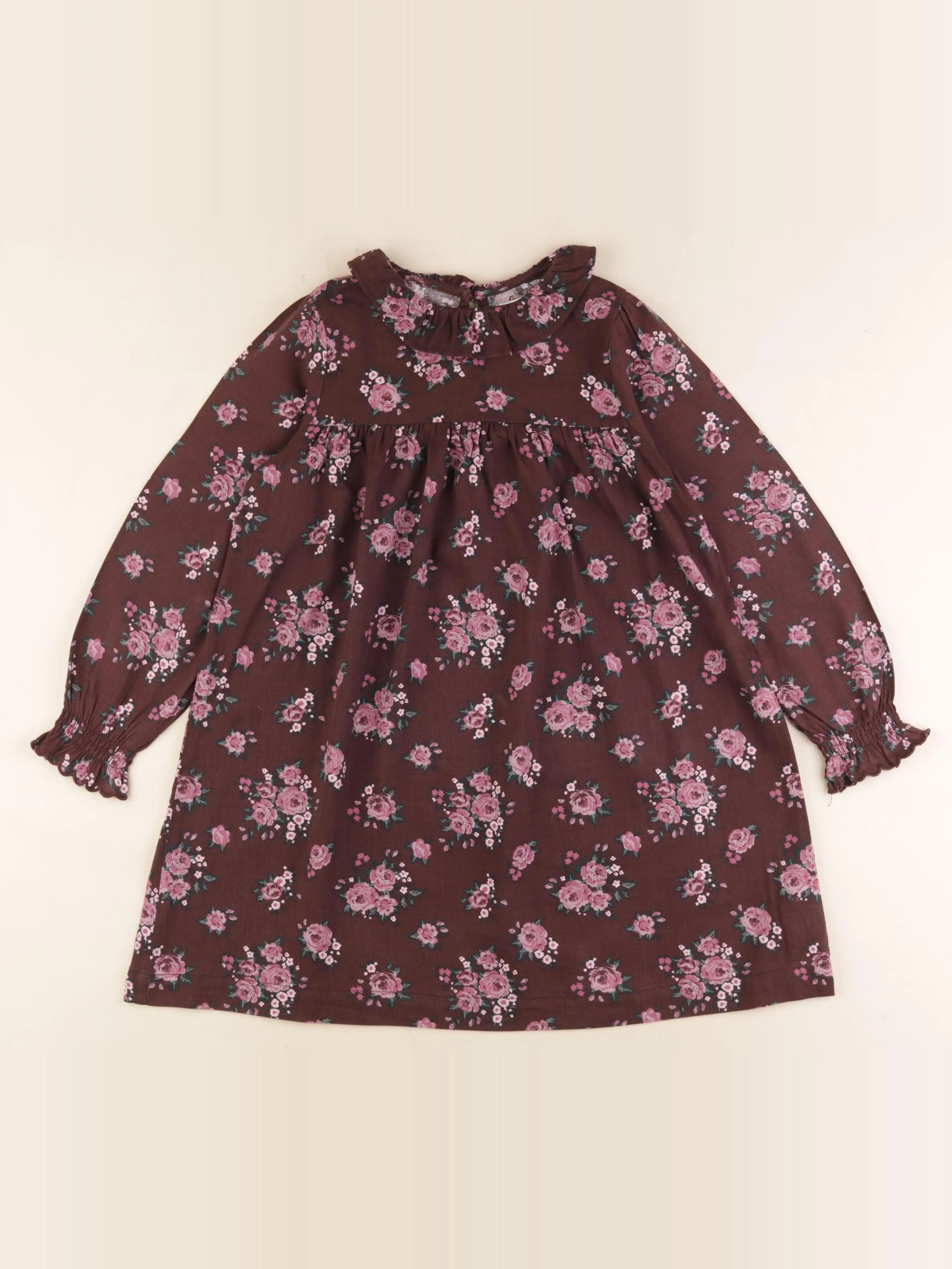 Vertbaudet - robe multicolore - 8 ans